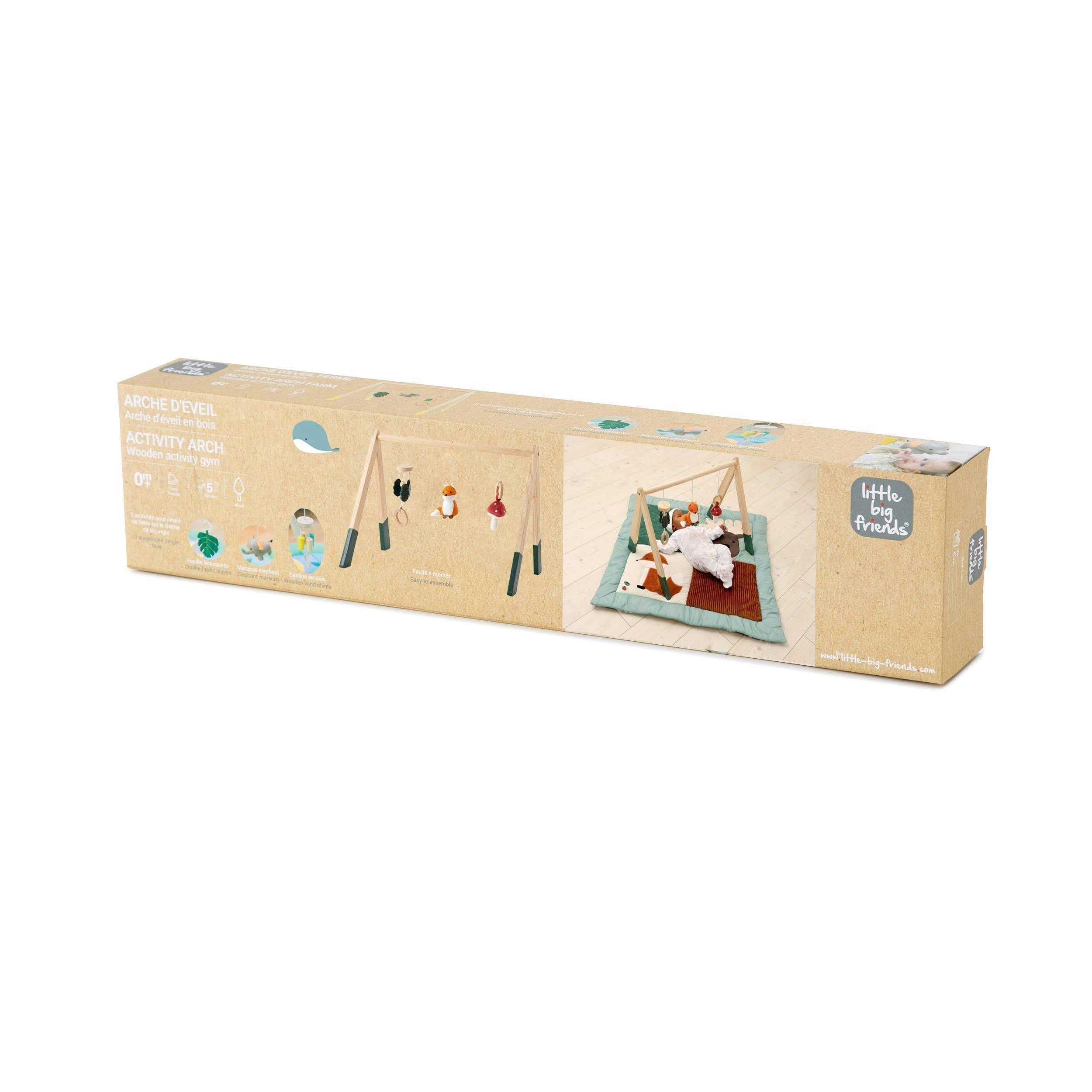 Wooden Activity Arch - Forest, Baby Gym & Sensory Toys image number 3