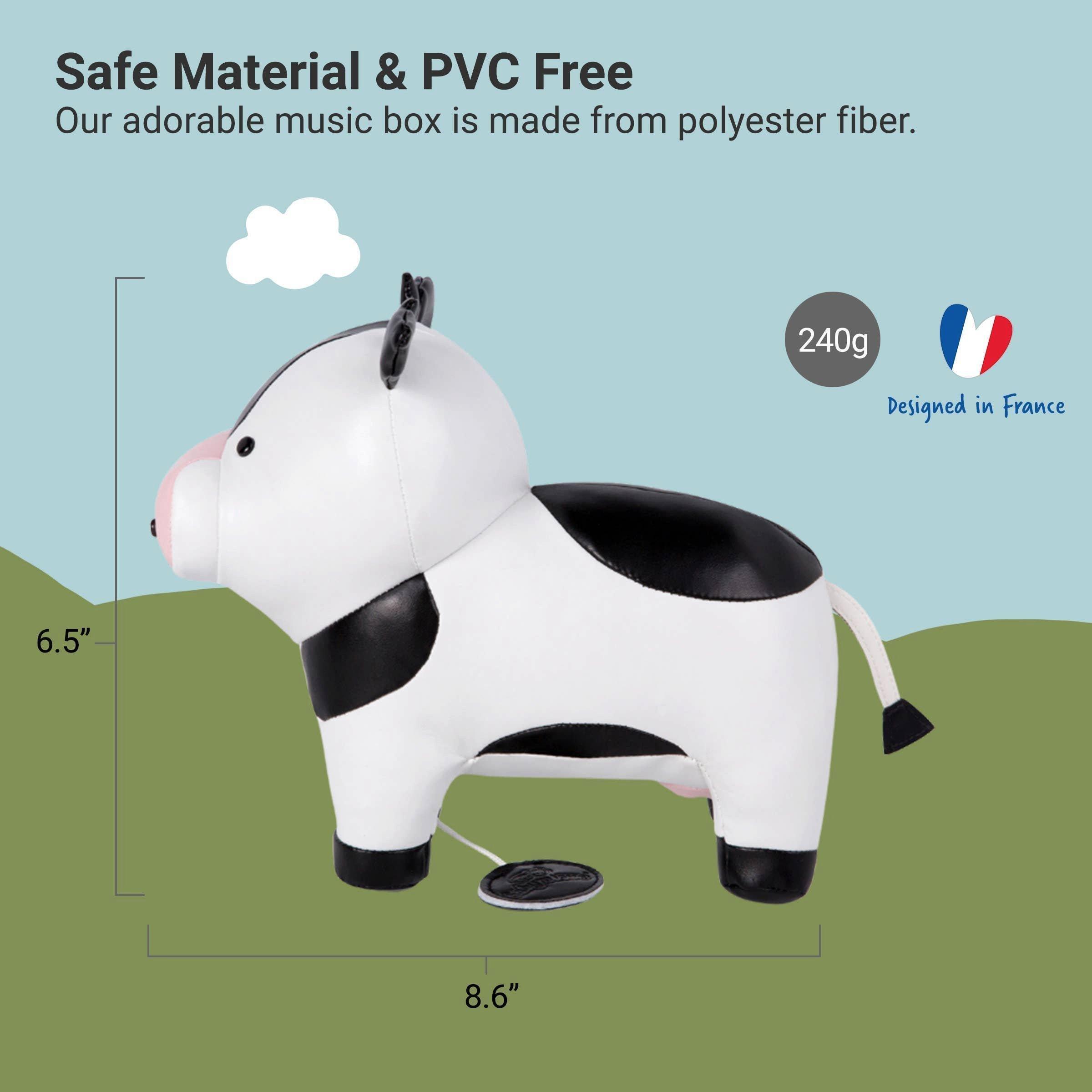 Musical Animals - Cow, Plush Baby Music Box image number 3
