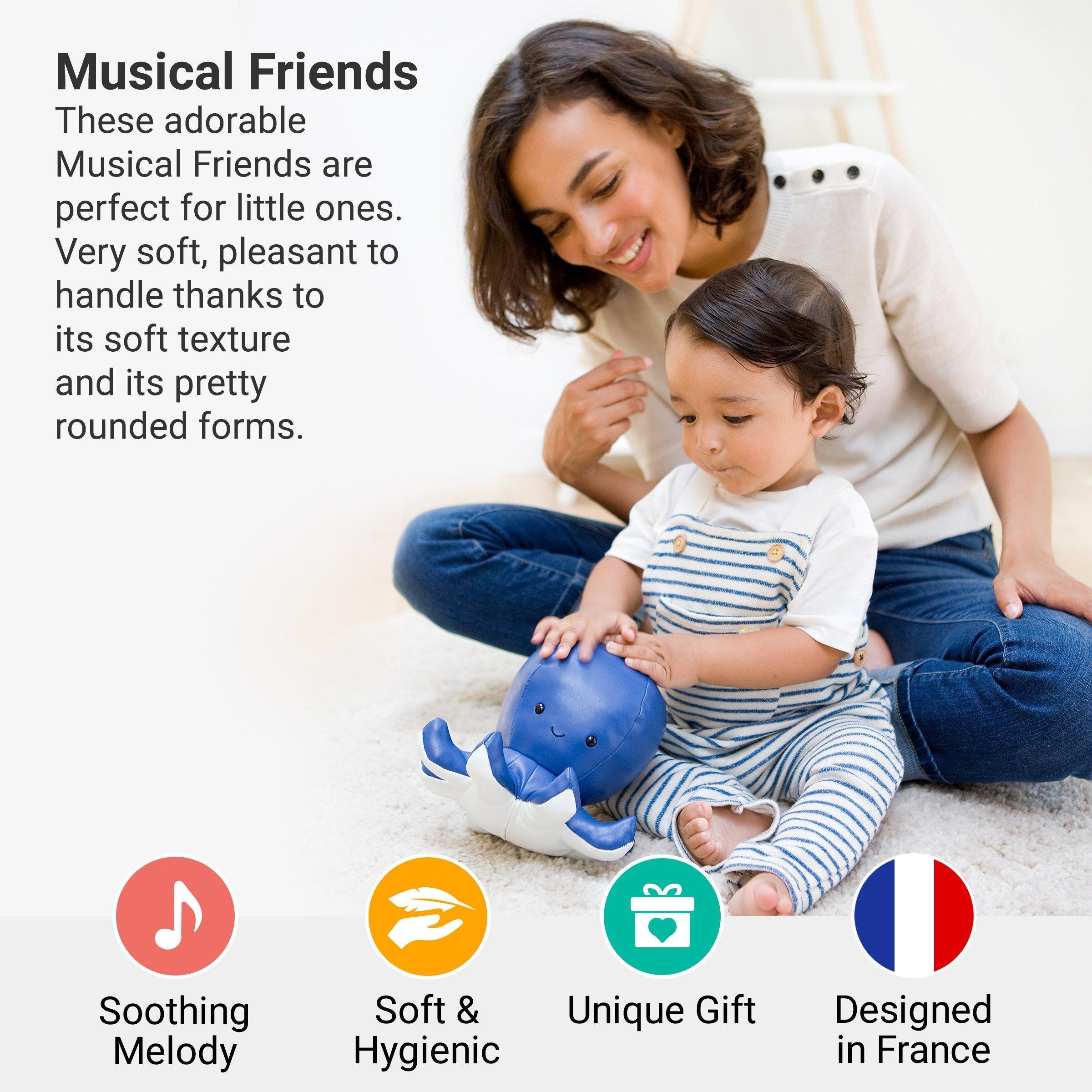 Musical Animals - Octopus, Plush Baby Music Box image number 1