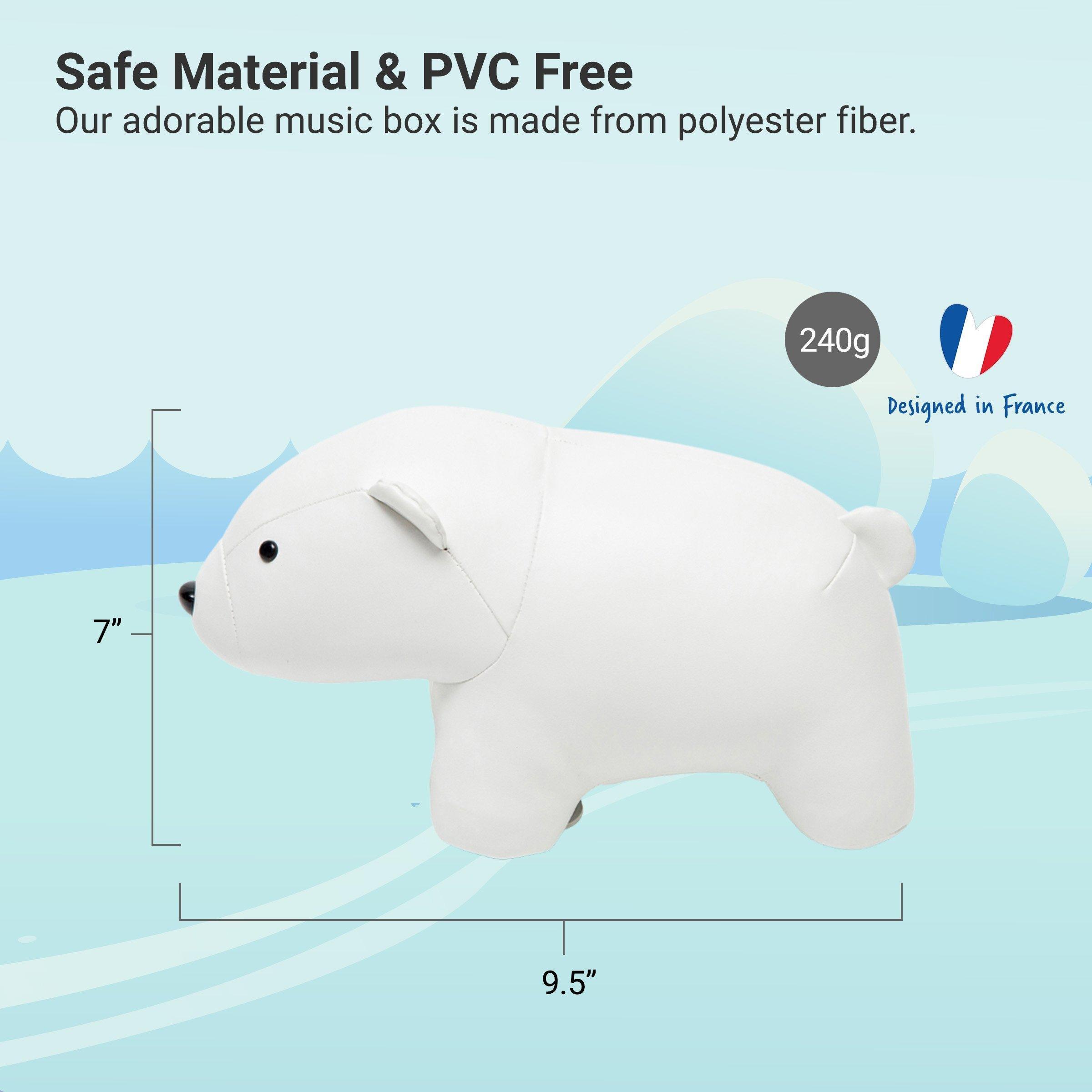 Musical Animals - Polar Bear, Plush Baby Music Box image number 2