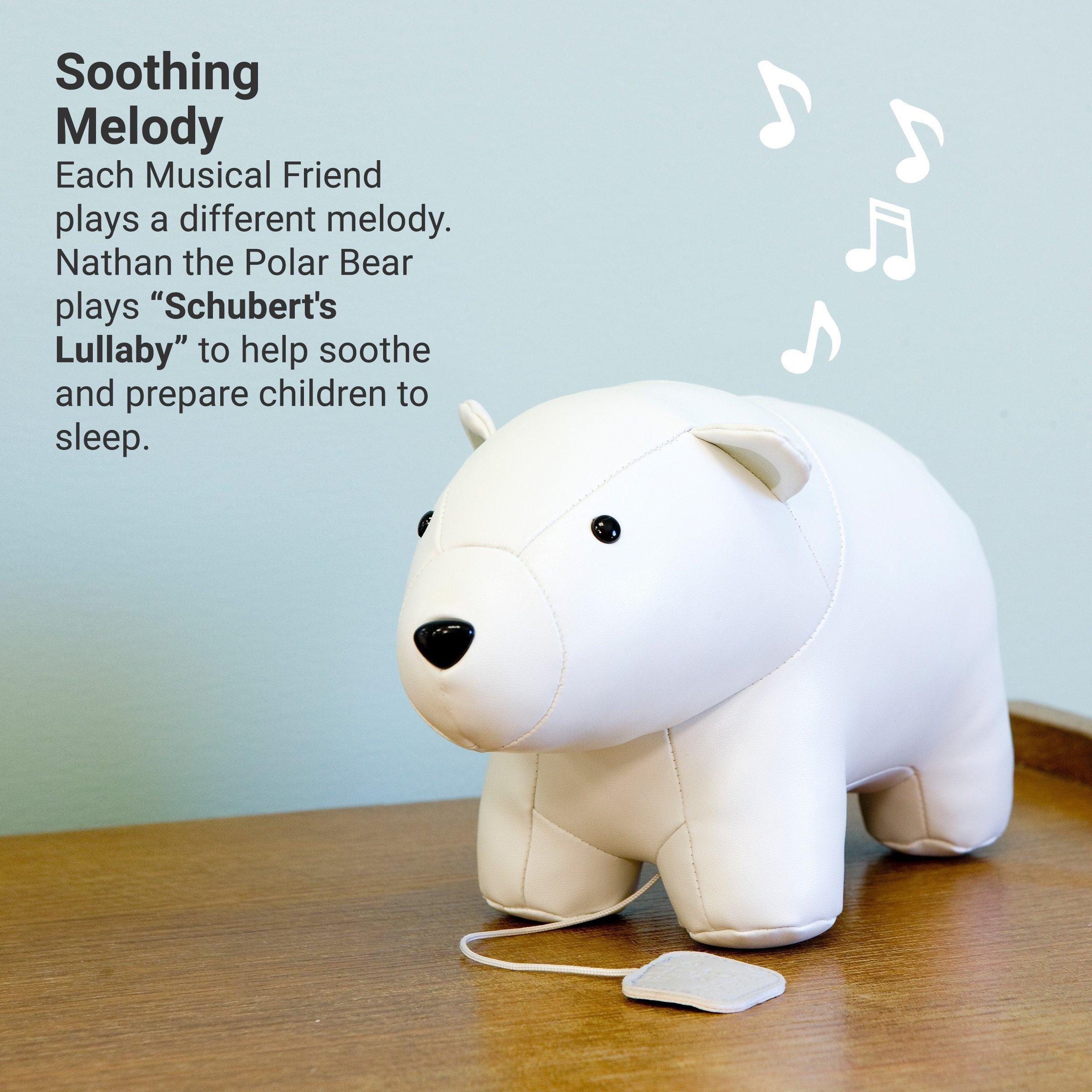Musical Animals - Polar Bear, Plush Baby Music Box image number 4