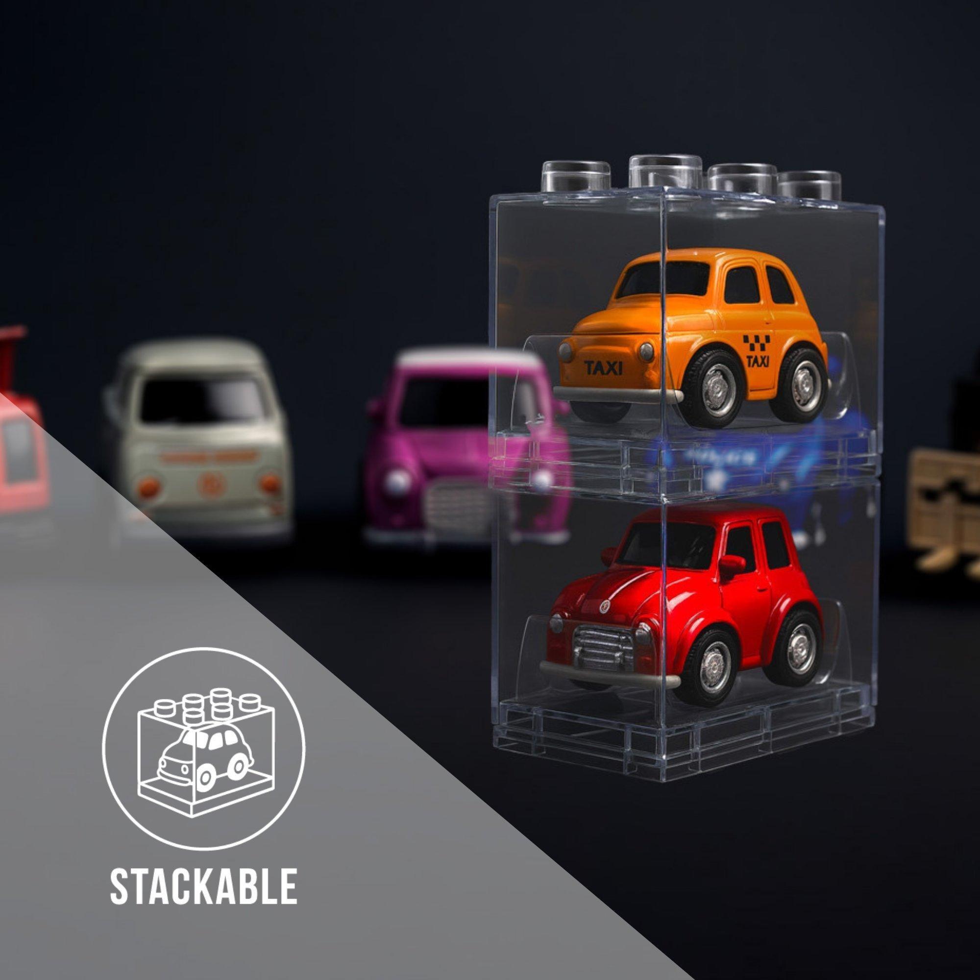 VVC Mixed Vehicles, Stackable Pull-Back Diecast Cars (12 Pack) image number 2