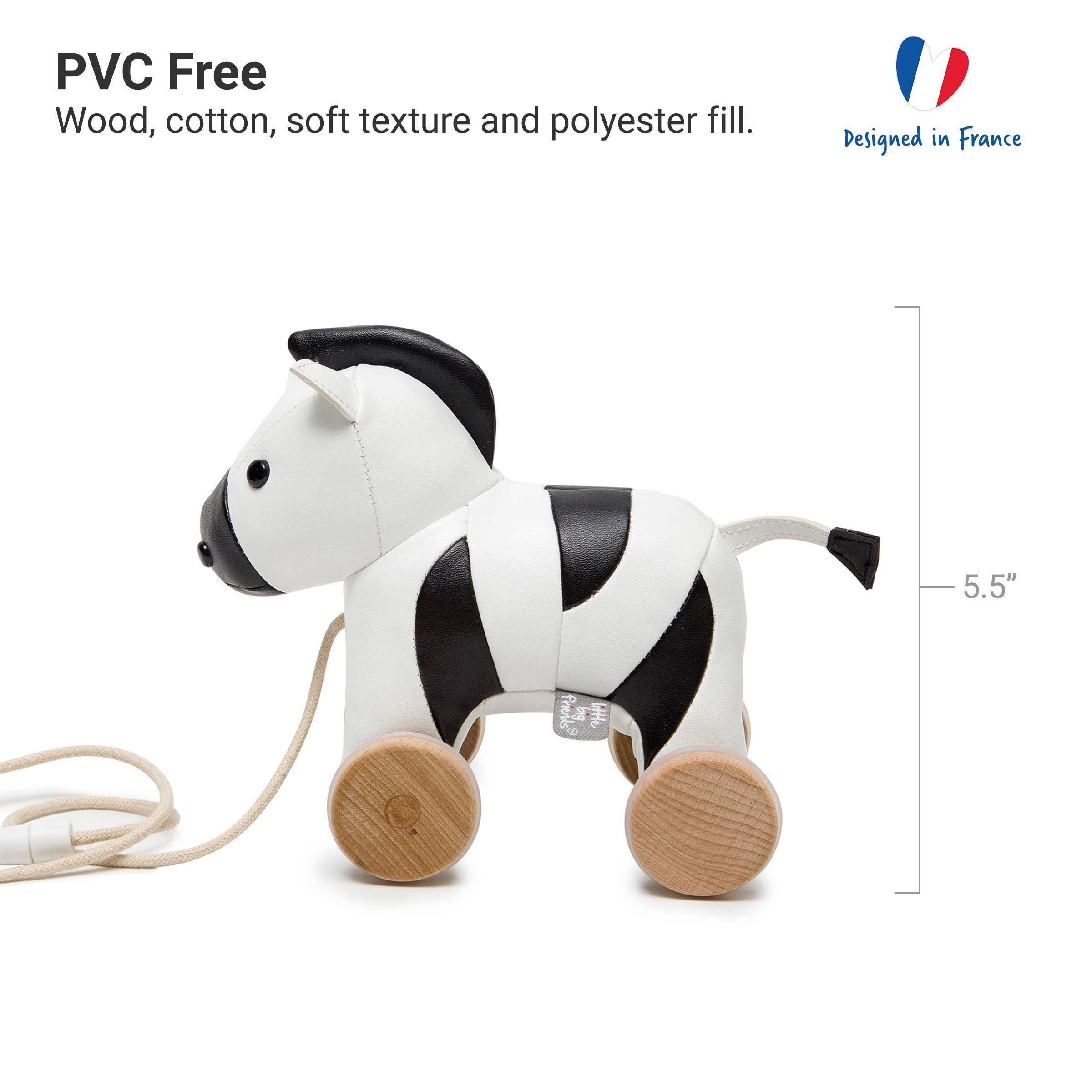 Pull Along Friends - Robert the Zebra, Plush Toy image number 3