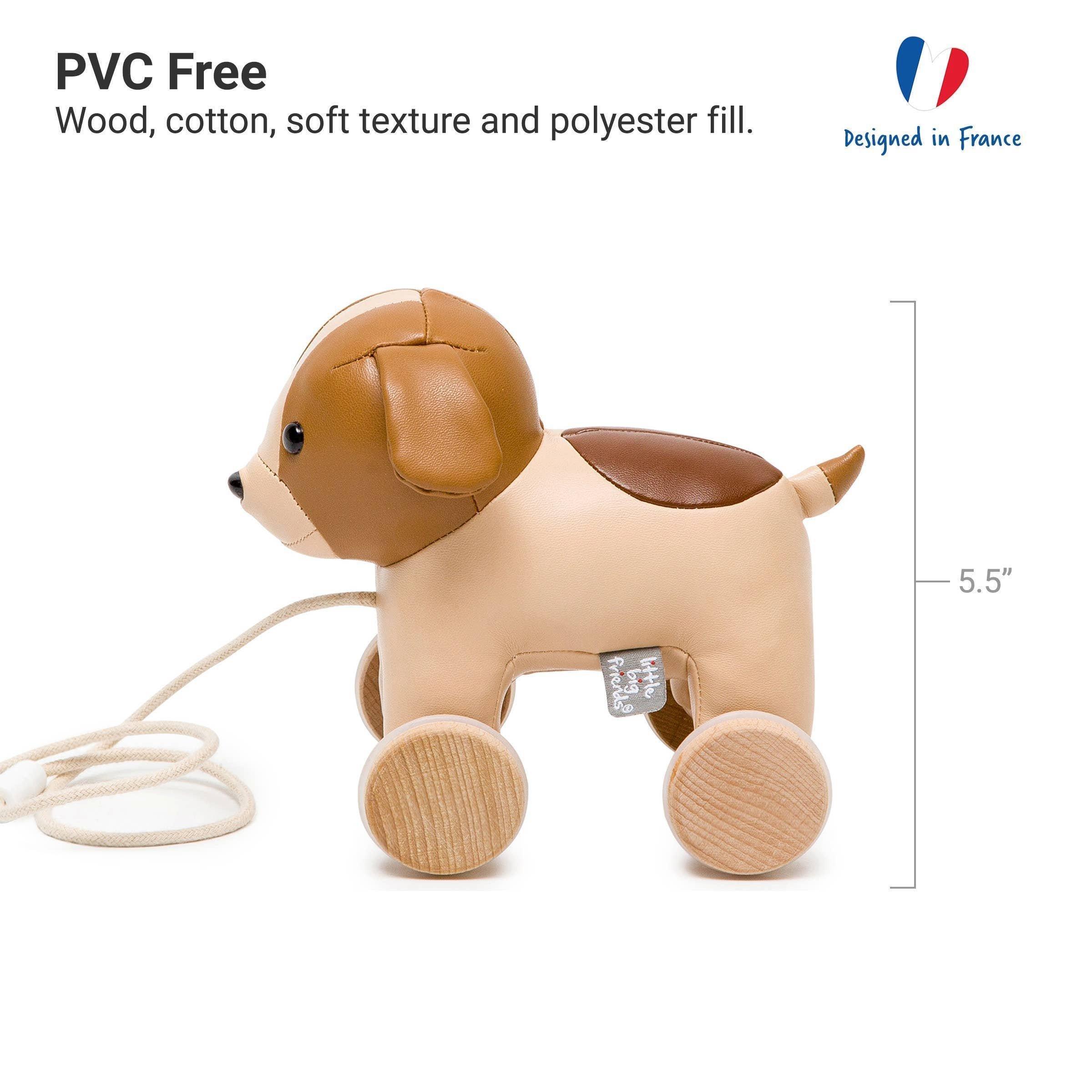 Pull Along Friends - Adrien the Dog, Plush Toy image number 3