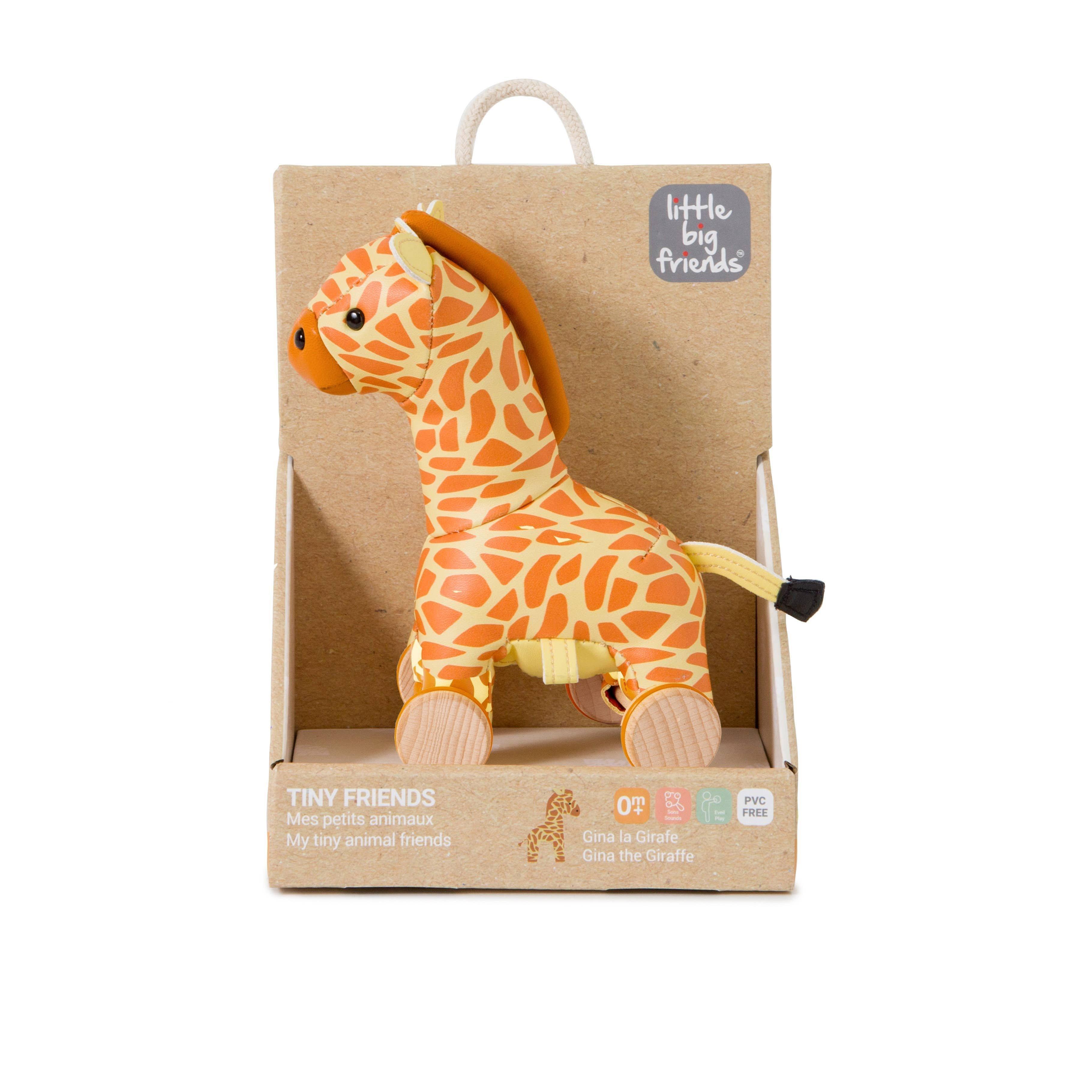 Pull Along Friends - Gina the Giraffe, Plush Toy image number 3