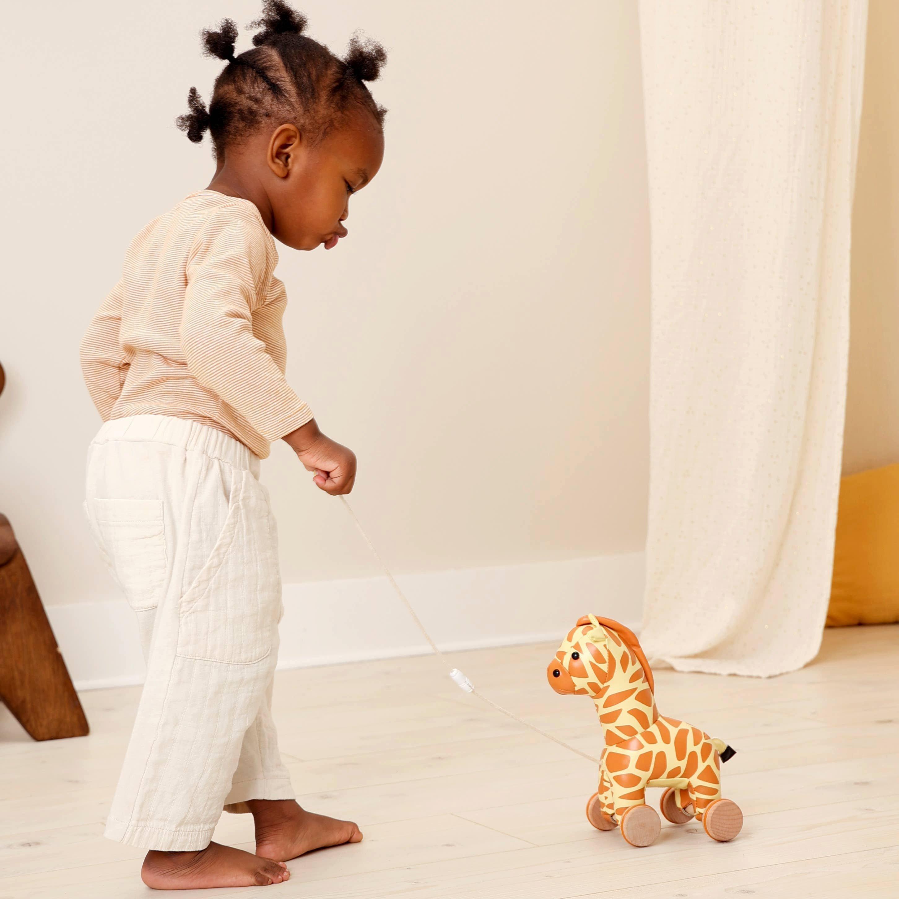 Pull Along Friends - Gina the Giraffe, Plush Toy image number 1