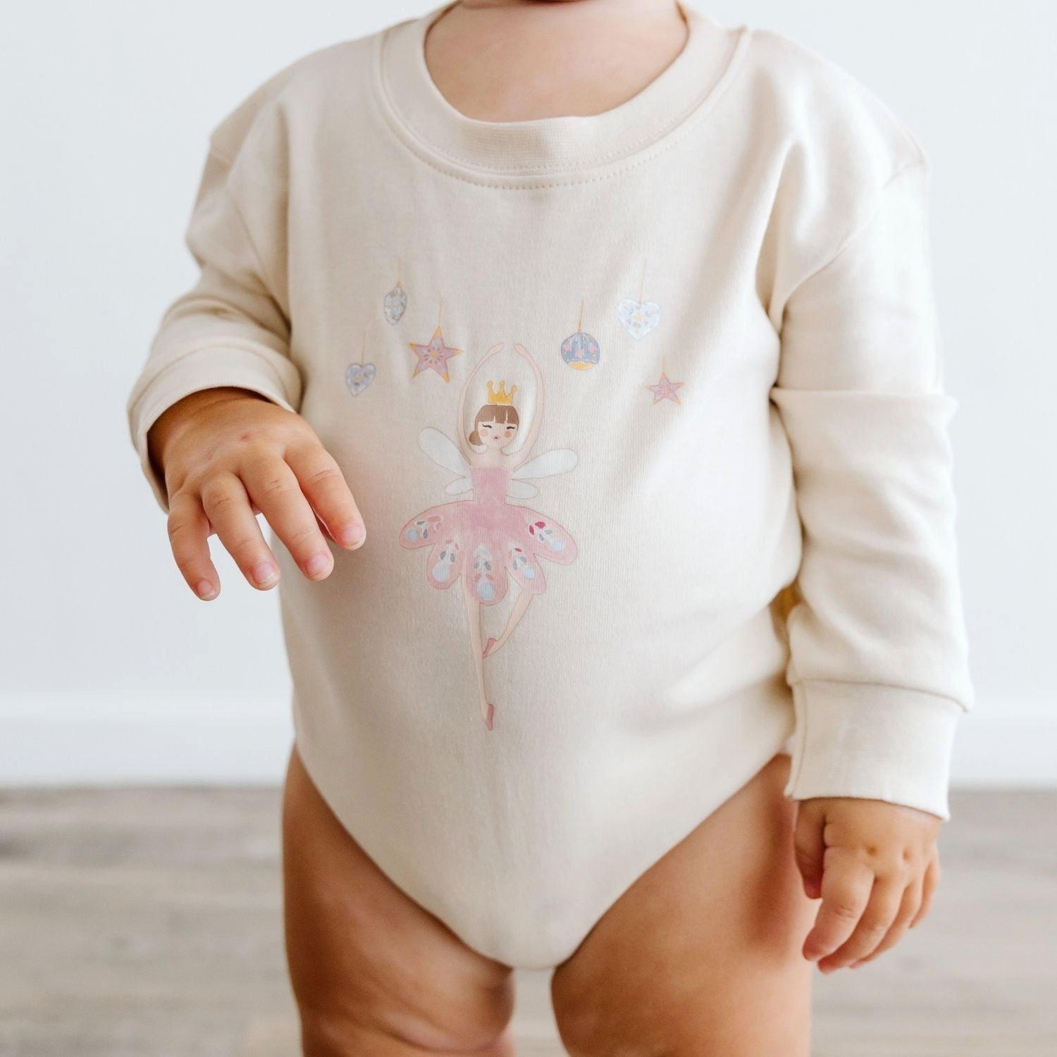 Nutcracker Girlie Christmas Long Sleeve Romper image number 2