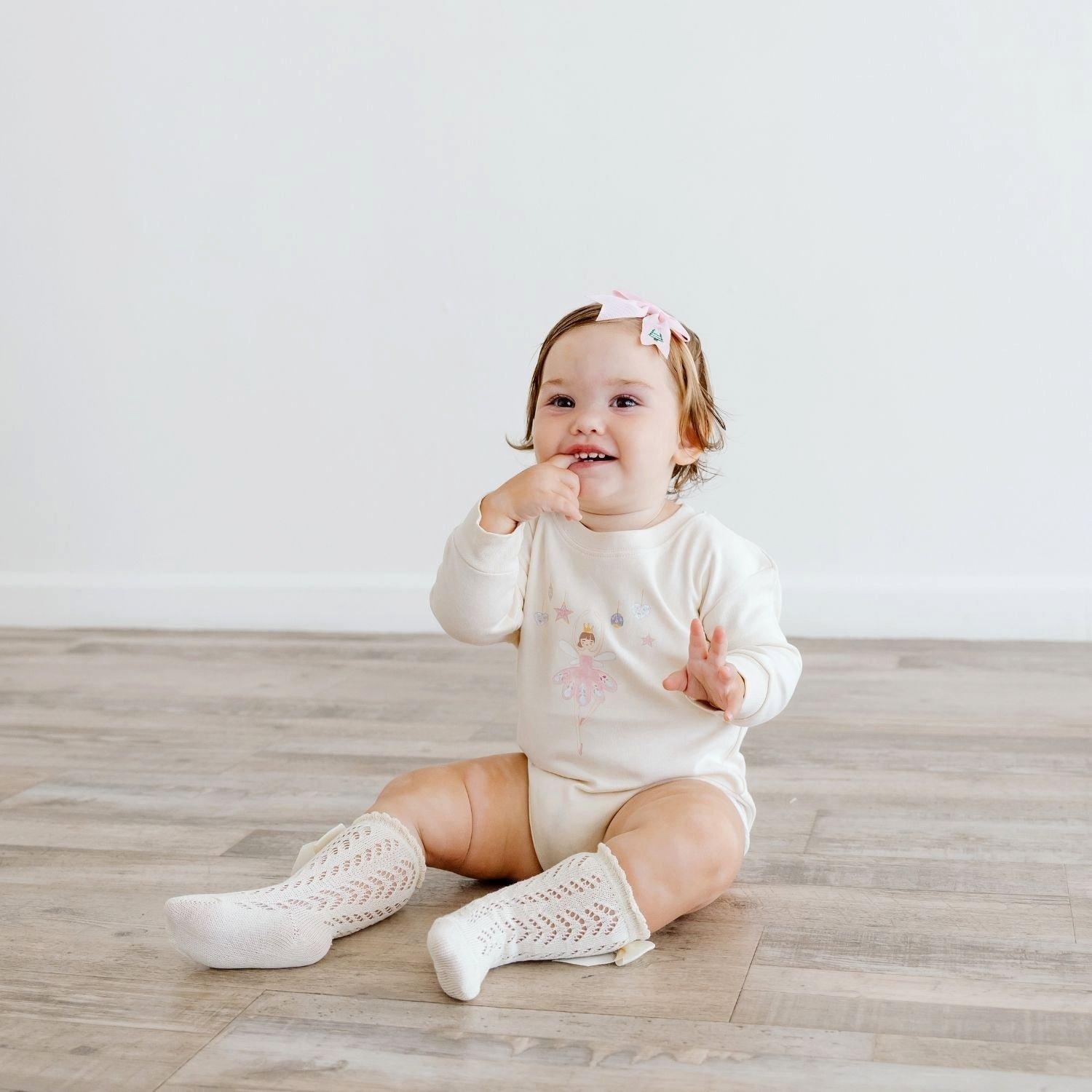 Nutcracker Girlie Christmas Long Sleeve Romper image number 1