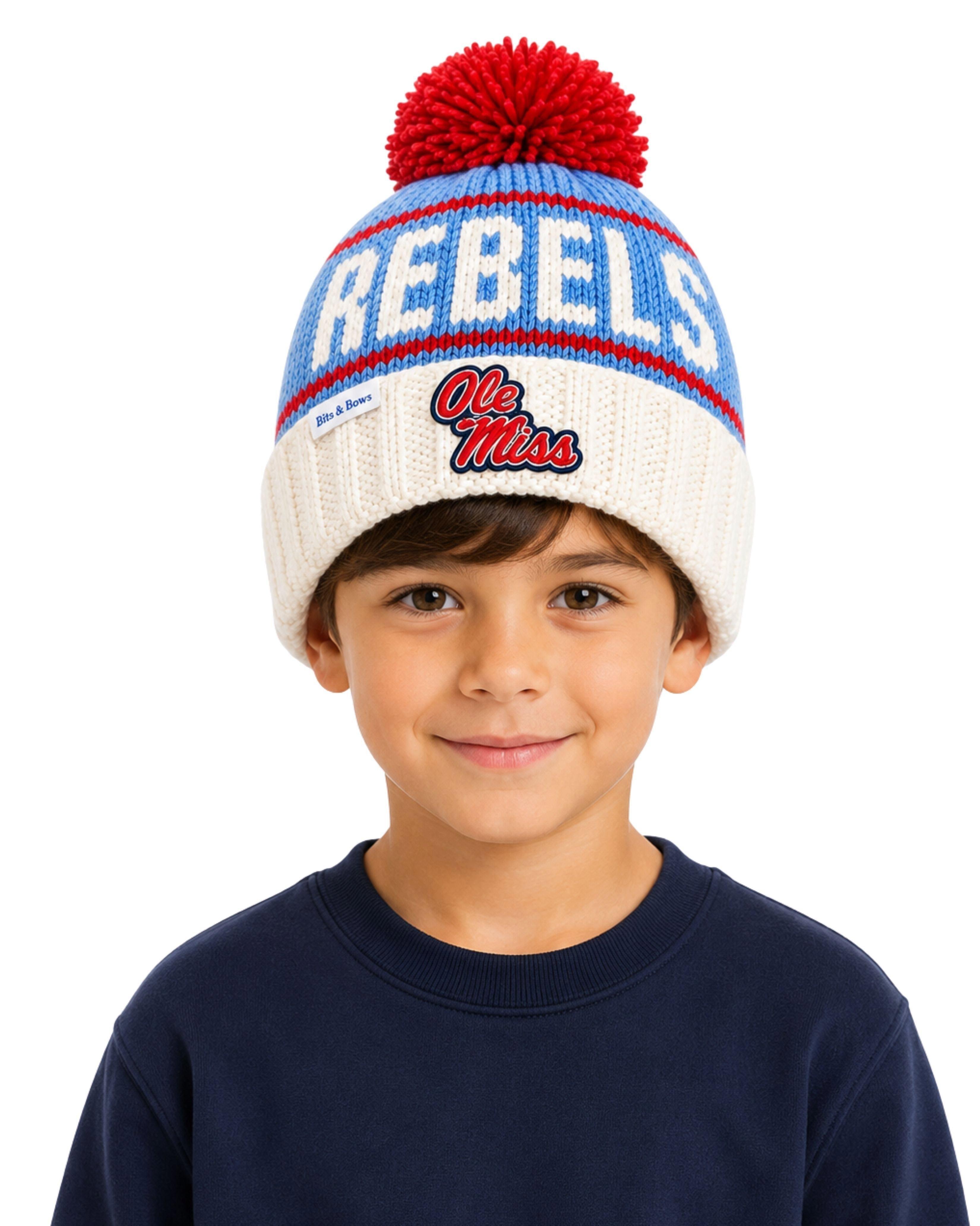 Ole Miss Rebels Bobble Hat image number 1