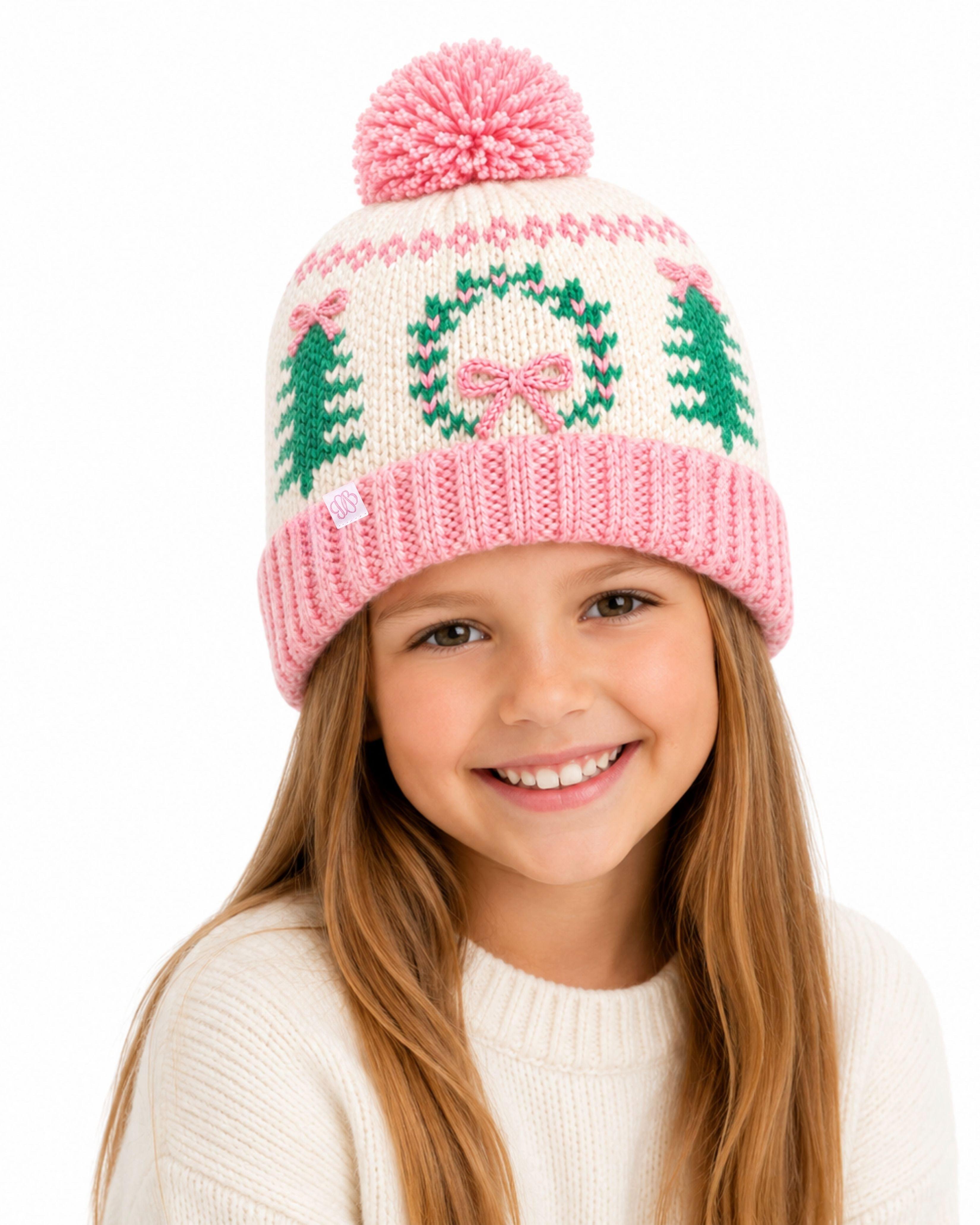 Holiday Wreath Bobble Hat image number 2