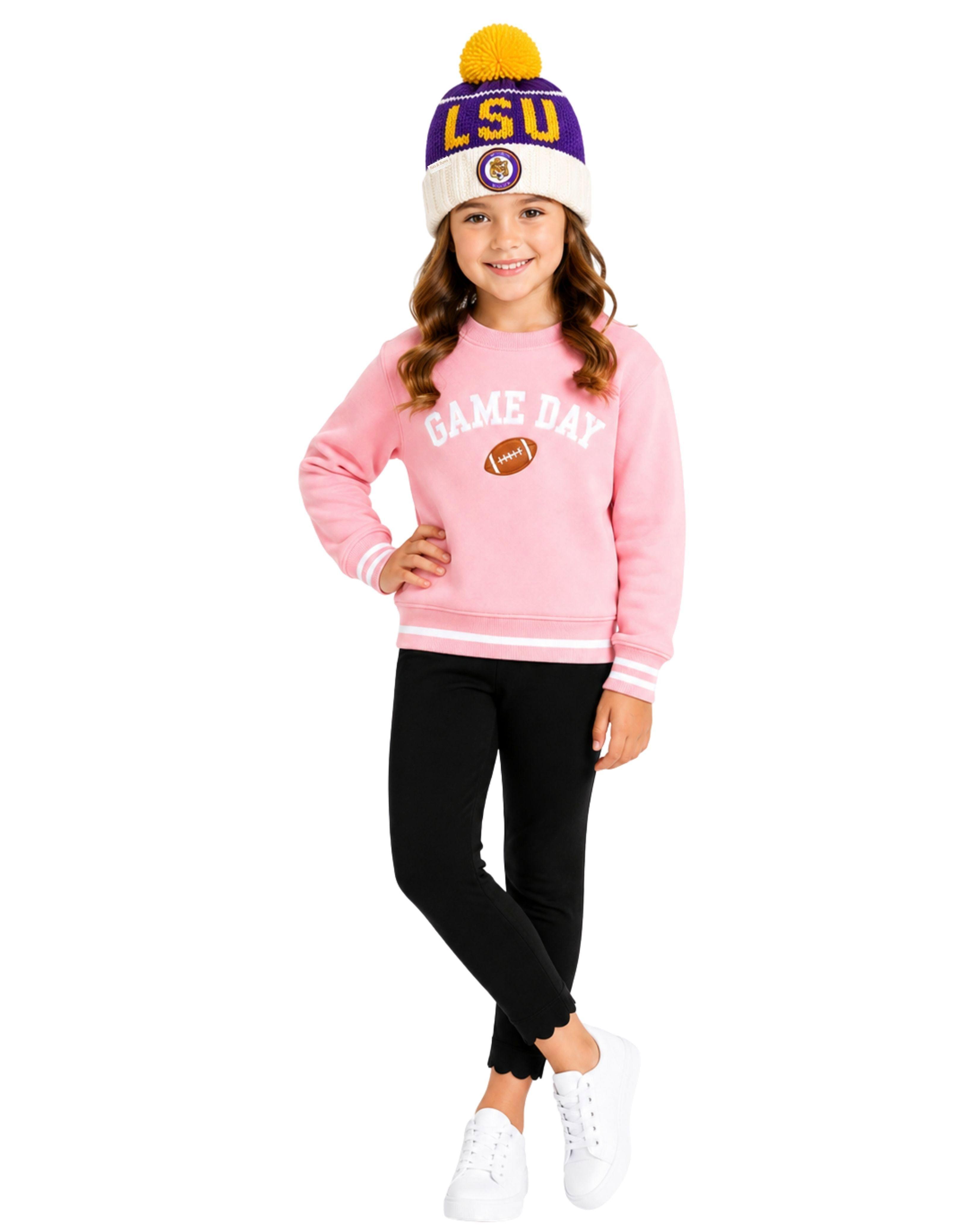 LSU Tigers Bobble Hat image number 2
