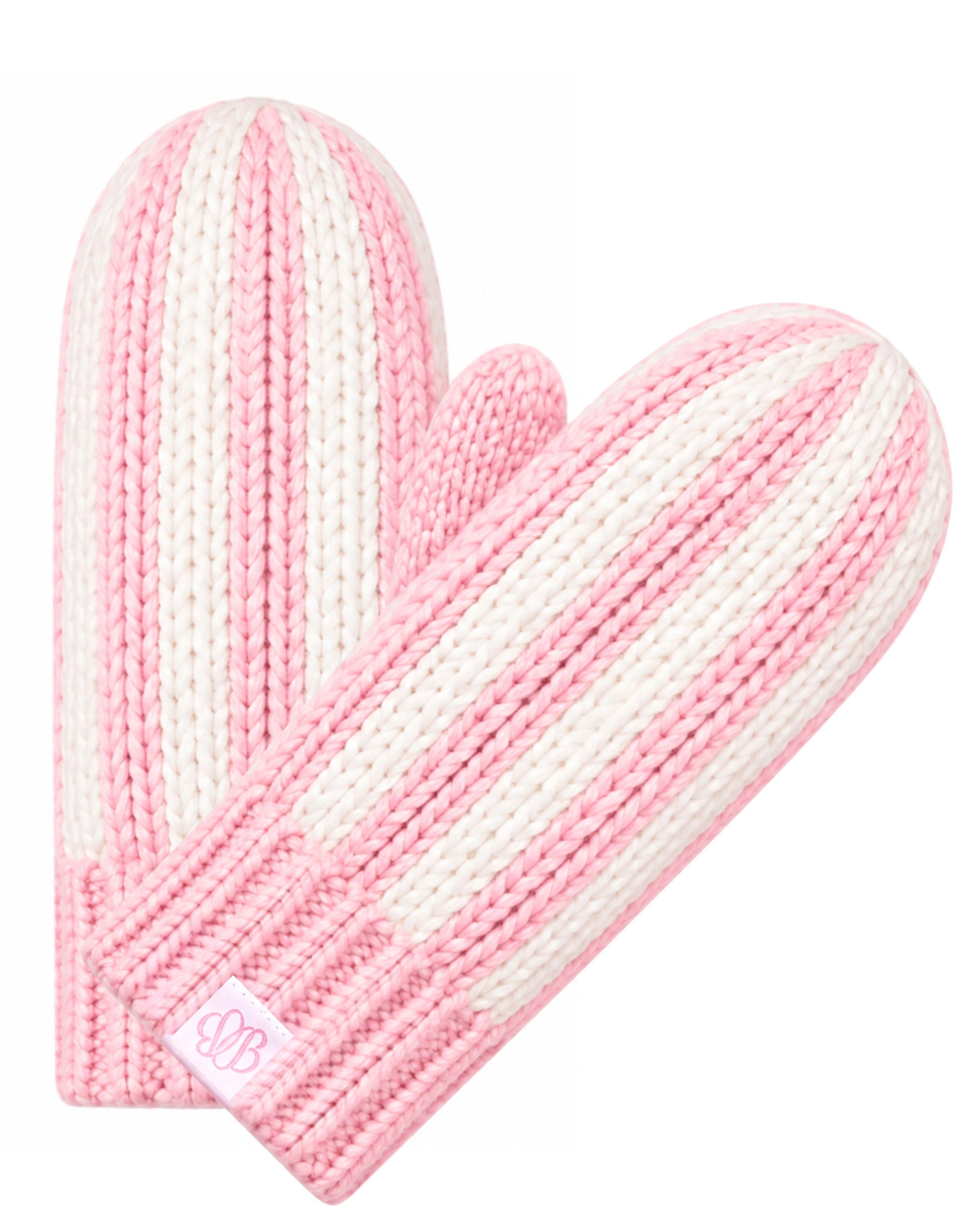 Regatta Striped Mittens - Pink image number 3