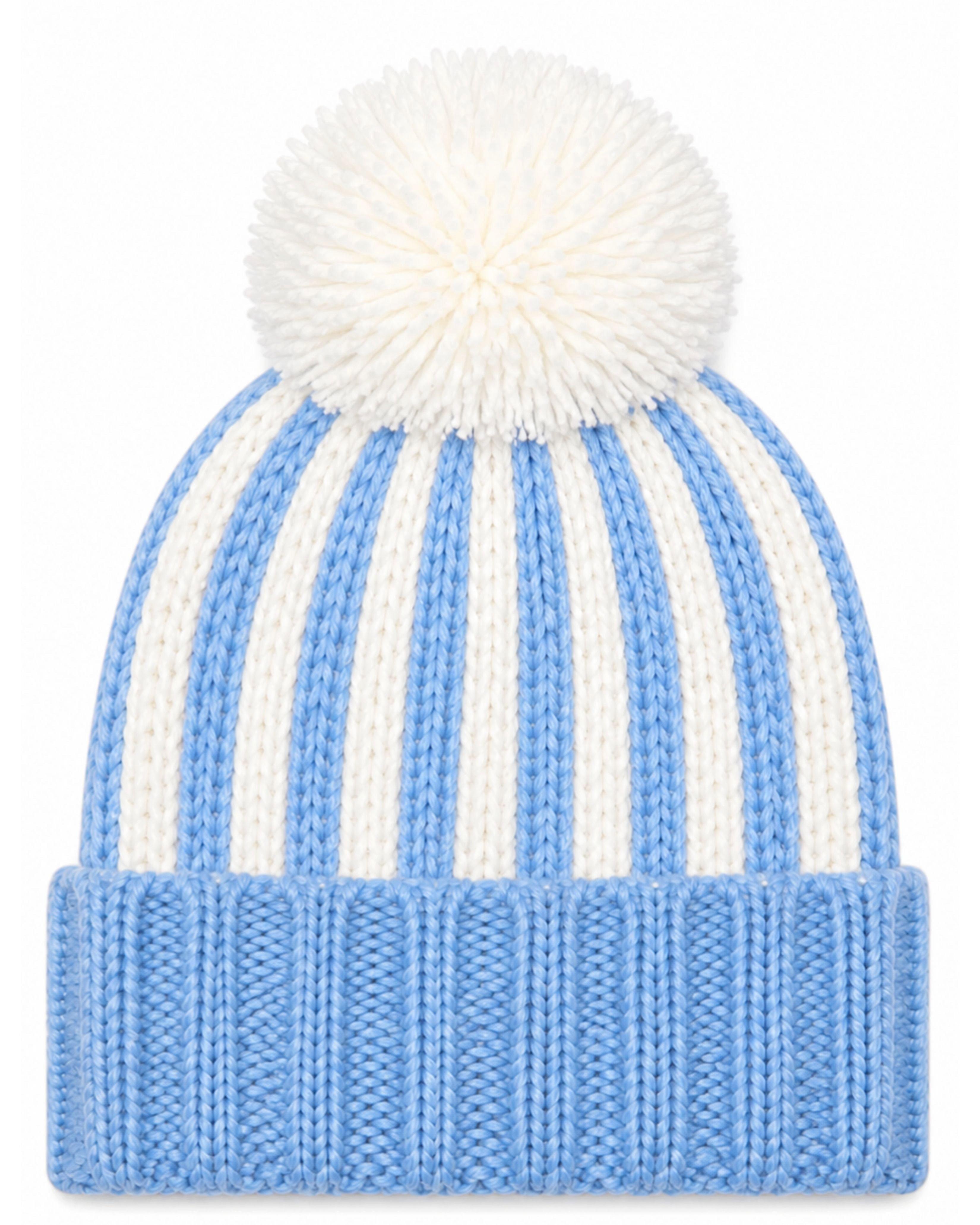 Regatta Striped Bobble Hat - Blue image number 2