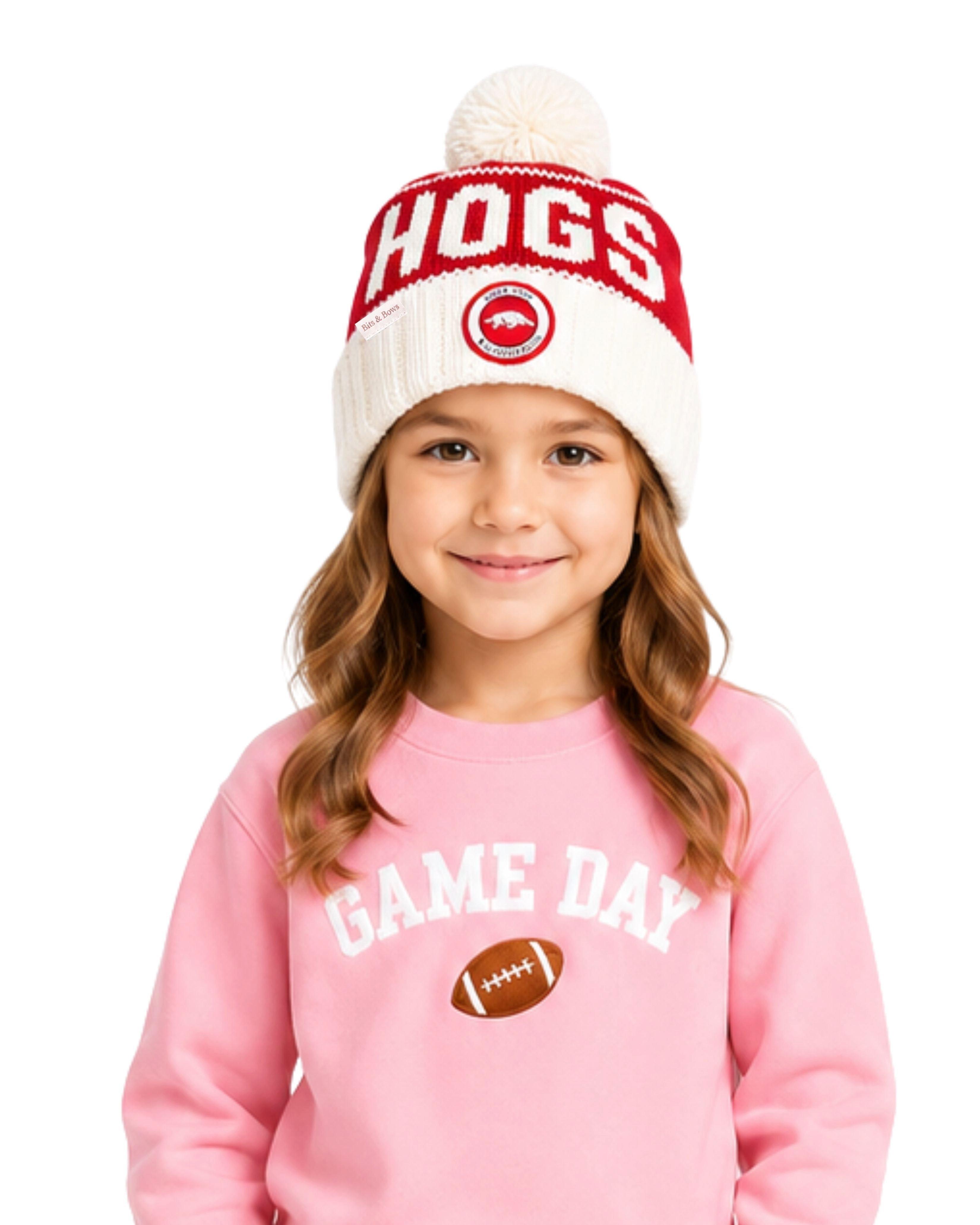 Arkansas Razorbacks Bobble Hat image number 1