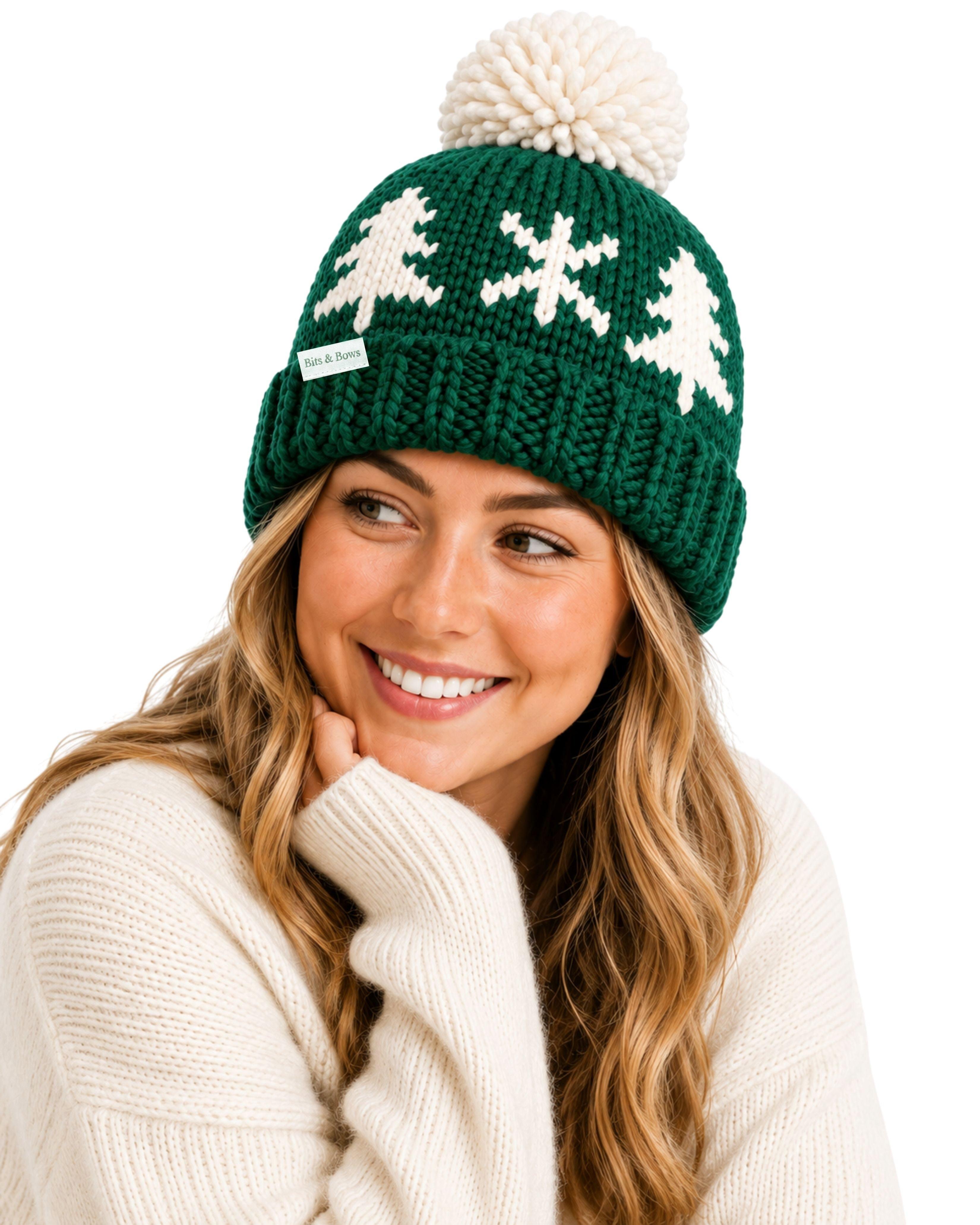 Adult Evergreen Bobble Hat image number 1