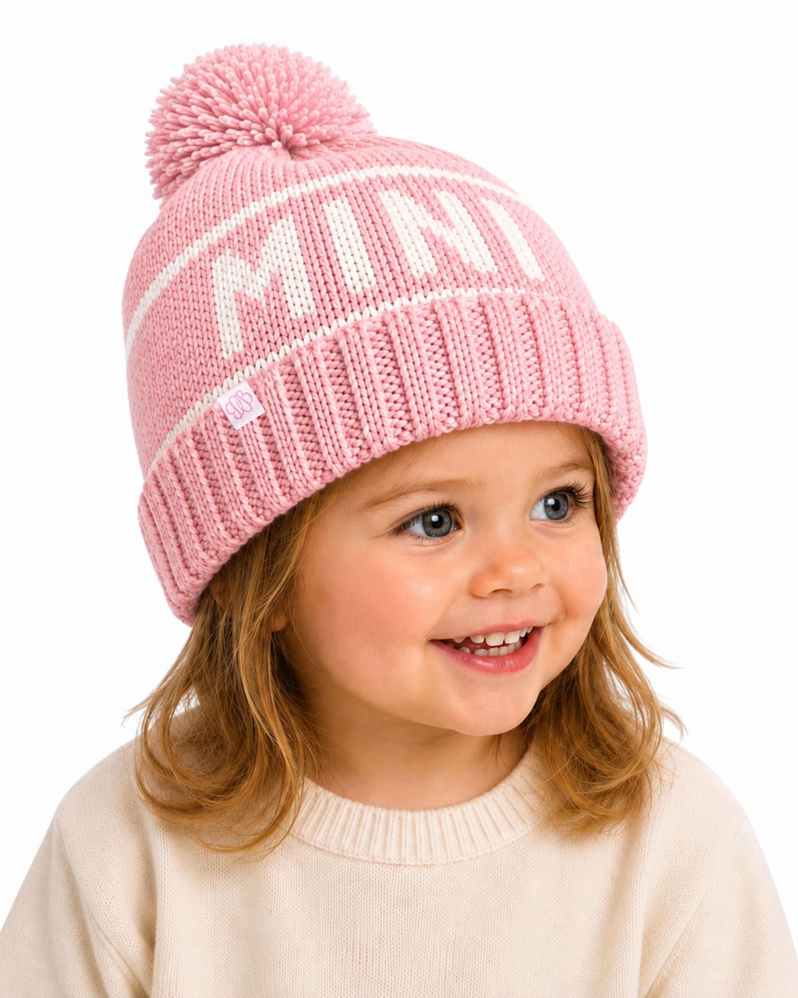 Mini Bobble Hat - Pink image number 1
