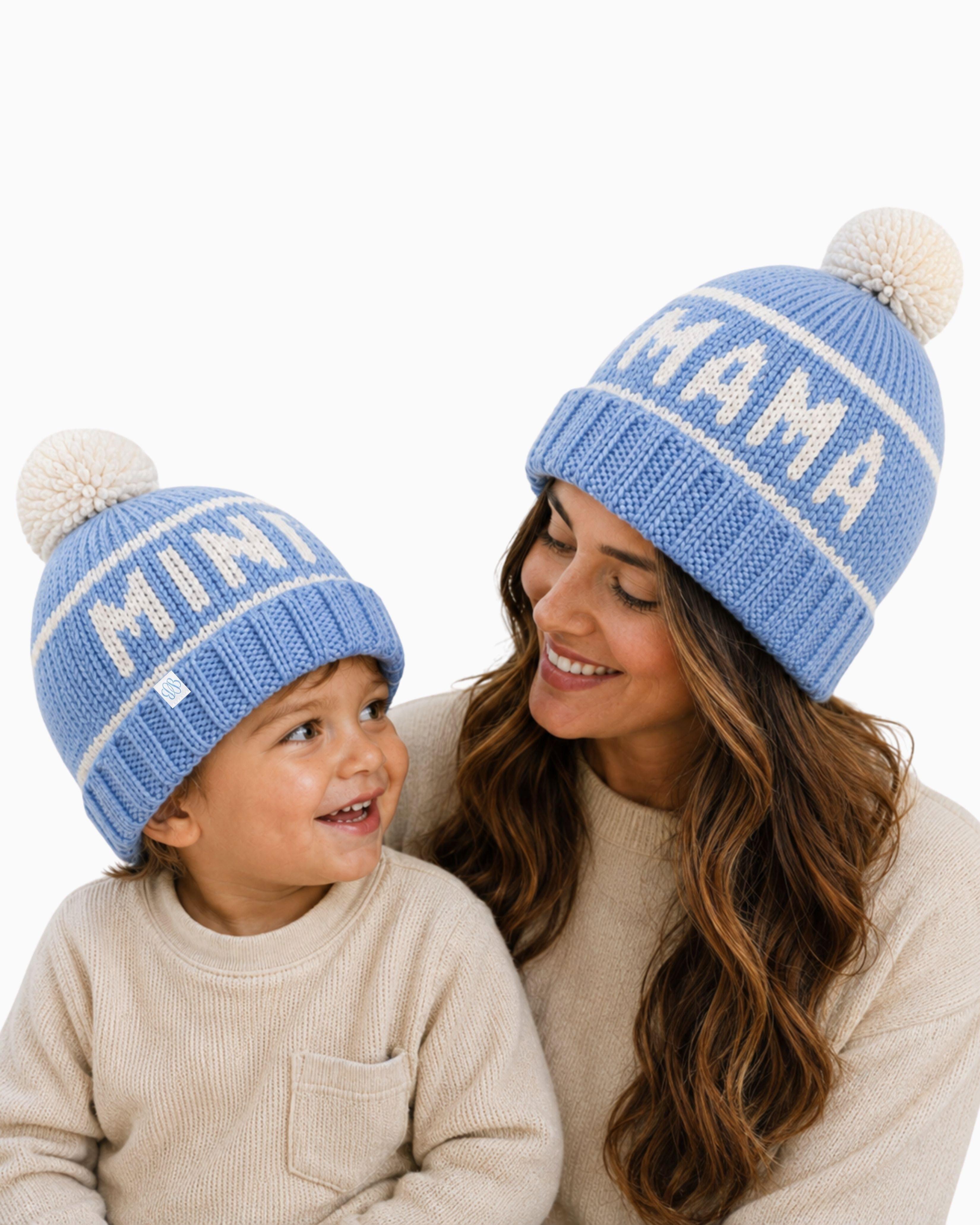 Mini Bobble Hat - Blue image number 2
