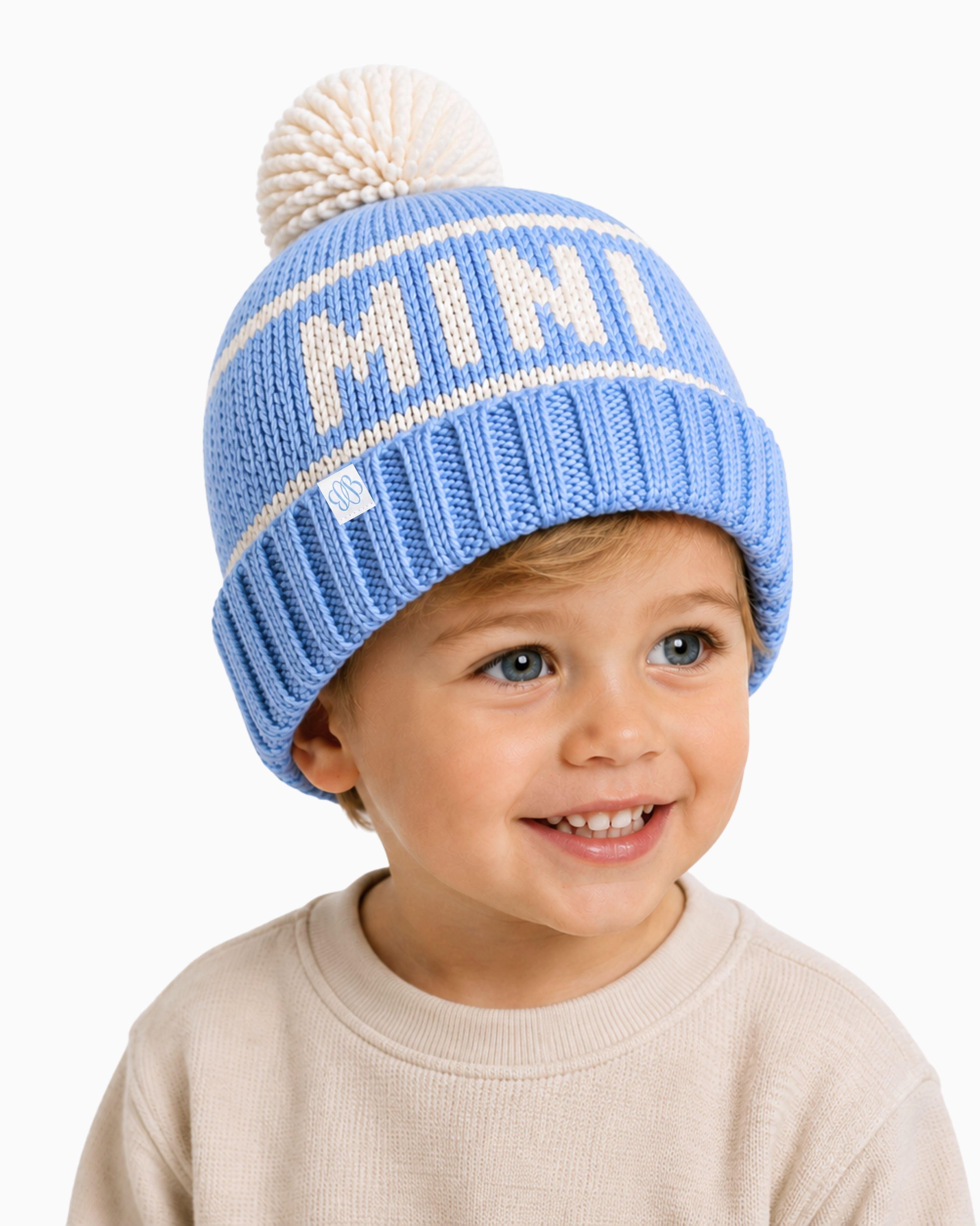 Mini Bobble Hat - Blue image number 1