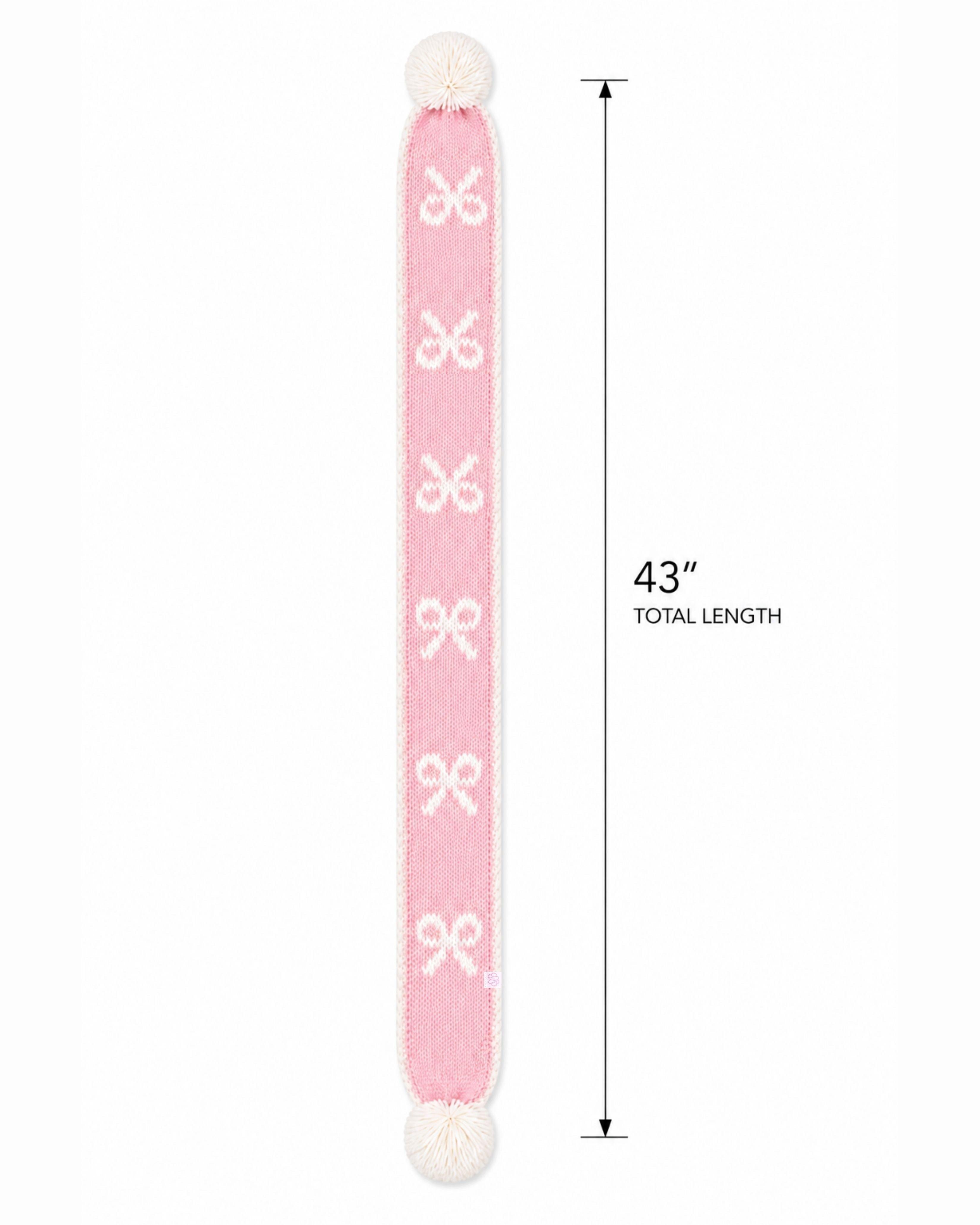 Bows Scarf - Pink image number 2