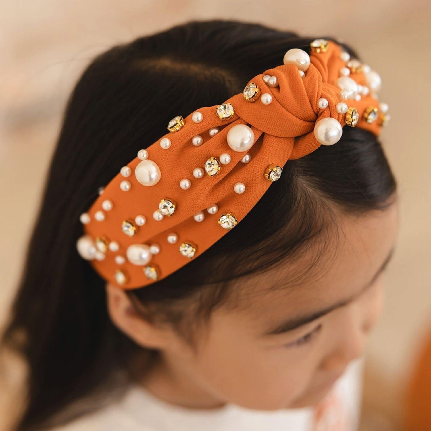 Spice Pearl Gemstone Headband image number 2