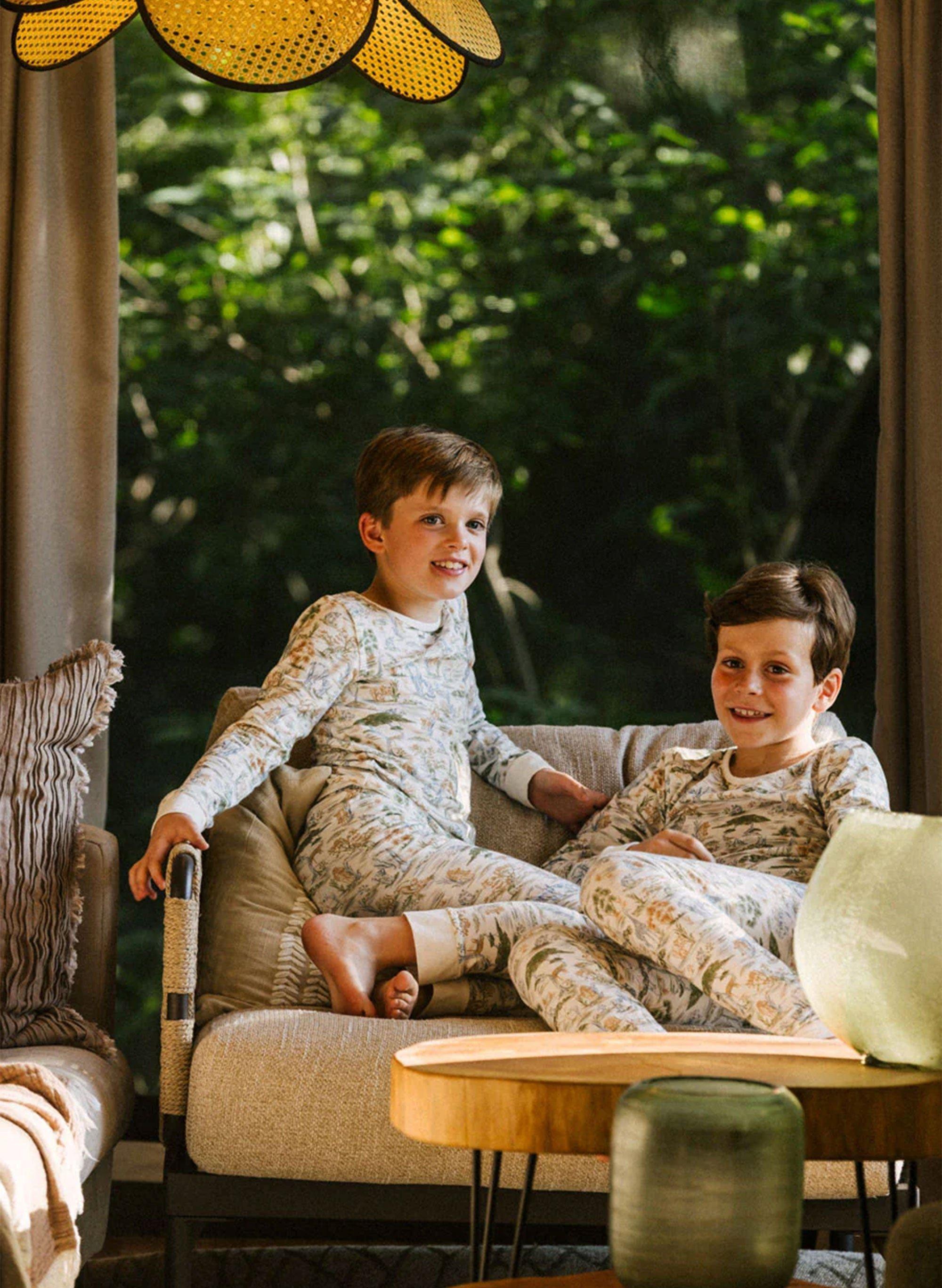 Children's Two Piece Organic Pajamas - Wilderness Spirit image number 1