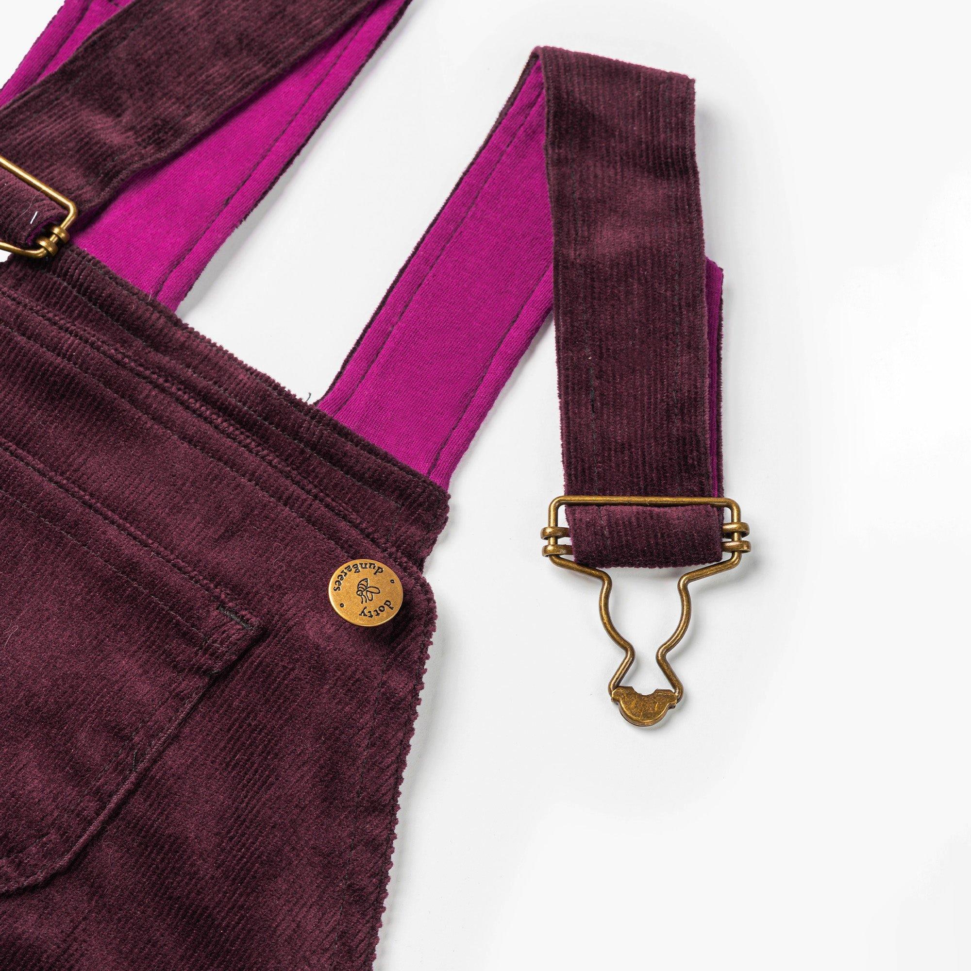 Elderberry Corduroy Overalls image number 2