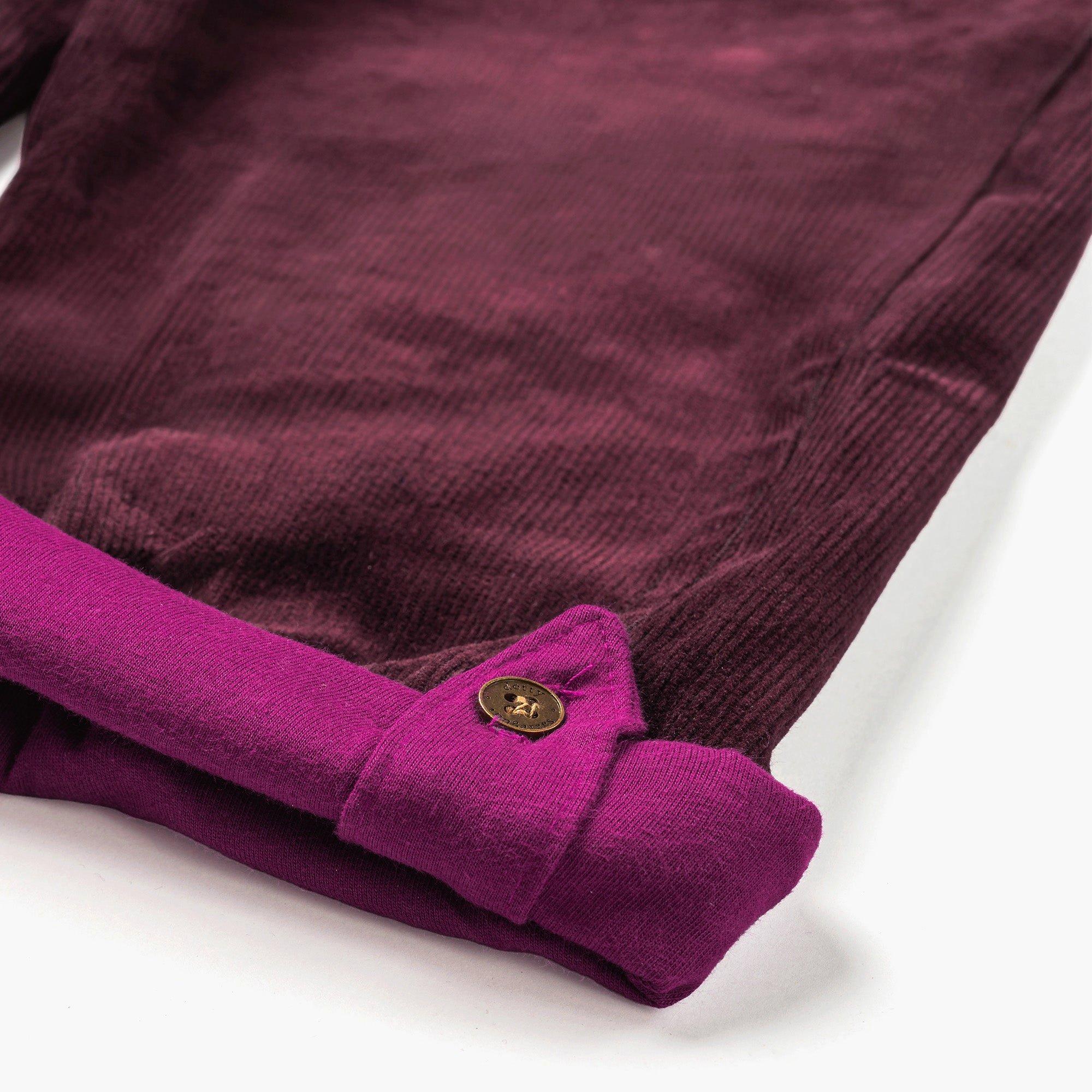 Elderberry Corduroy Overalls image number 3