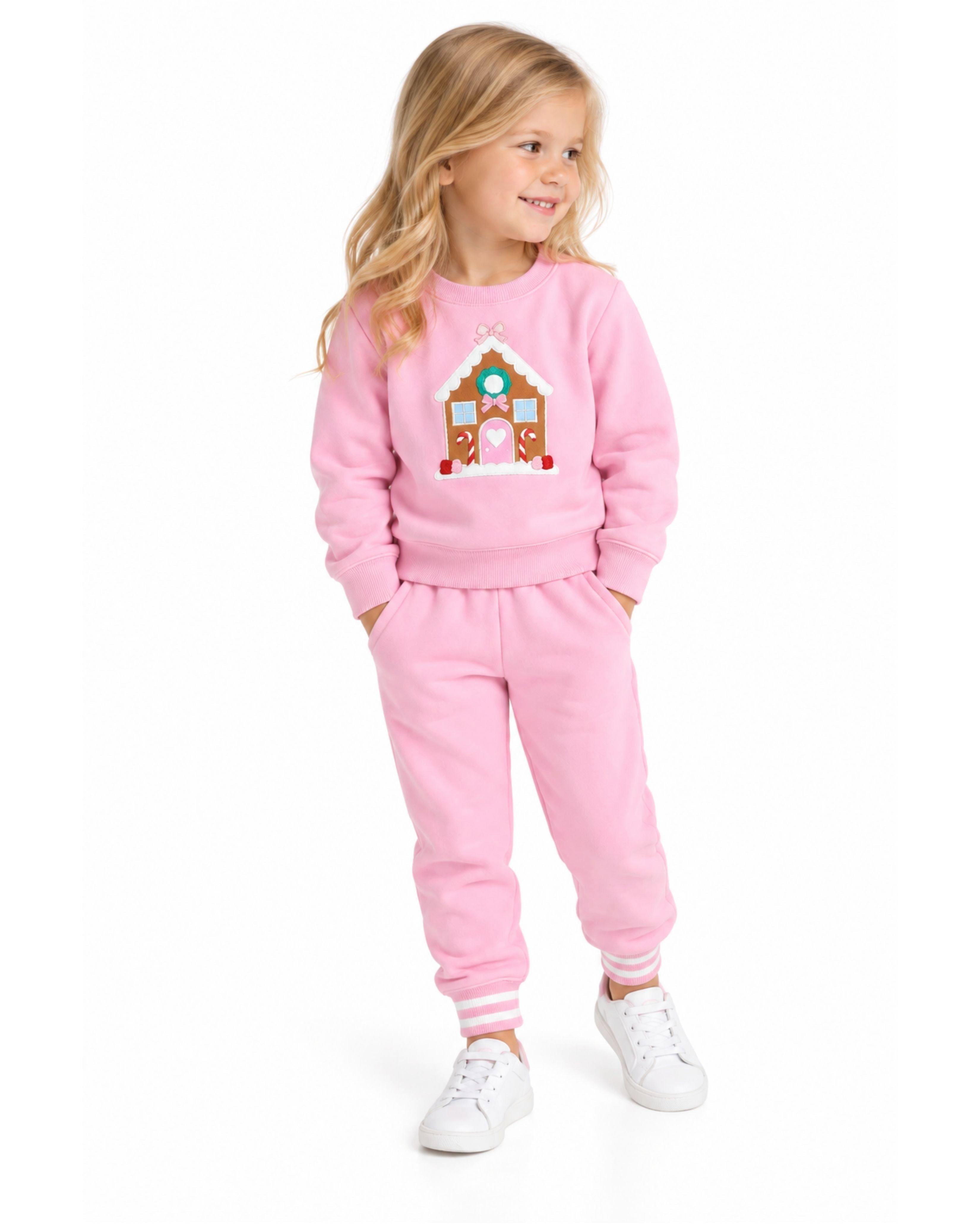 Gingerbread Sweatshirt & Jogger Set image number 1