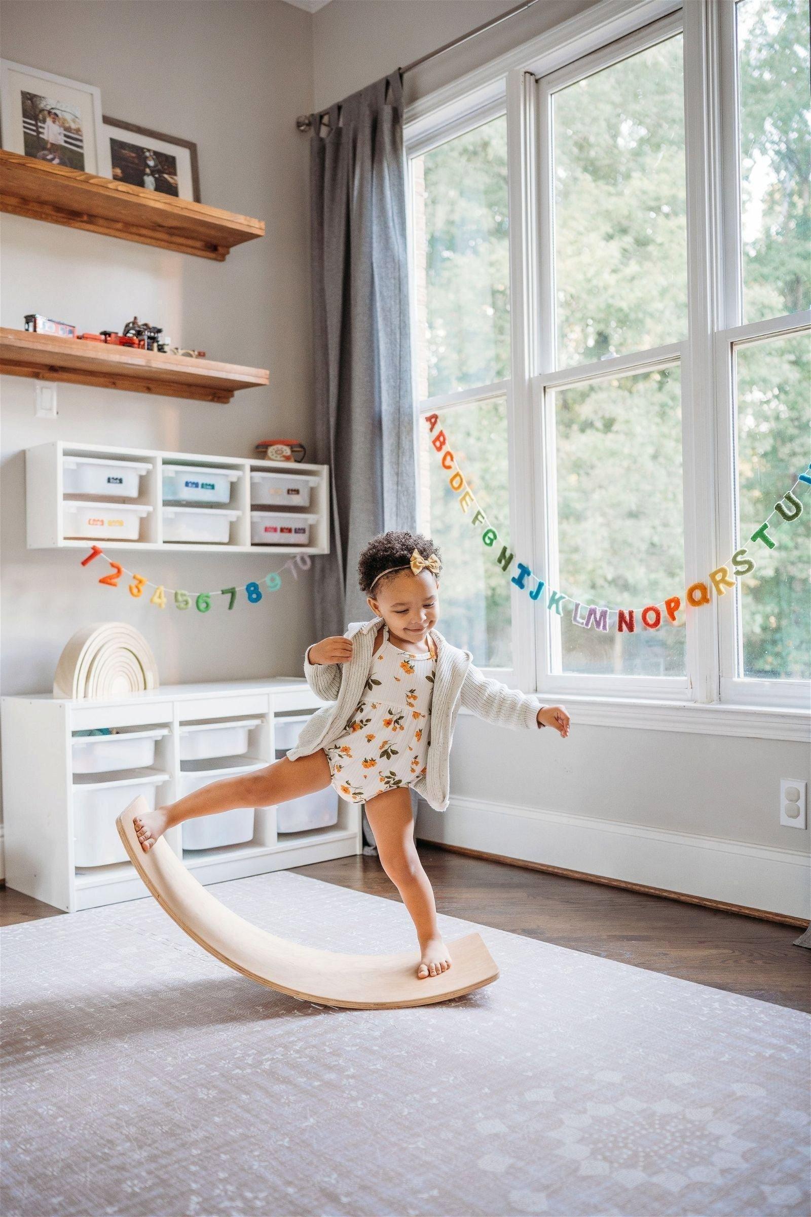 Alphabet & Numbers Garland (Rainbow) image number 1