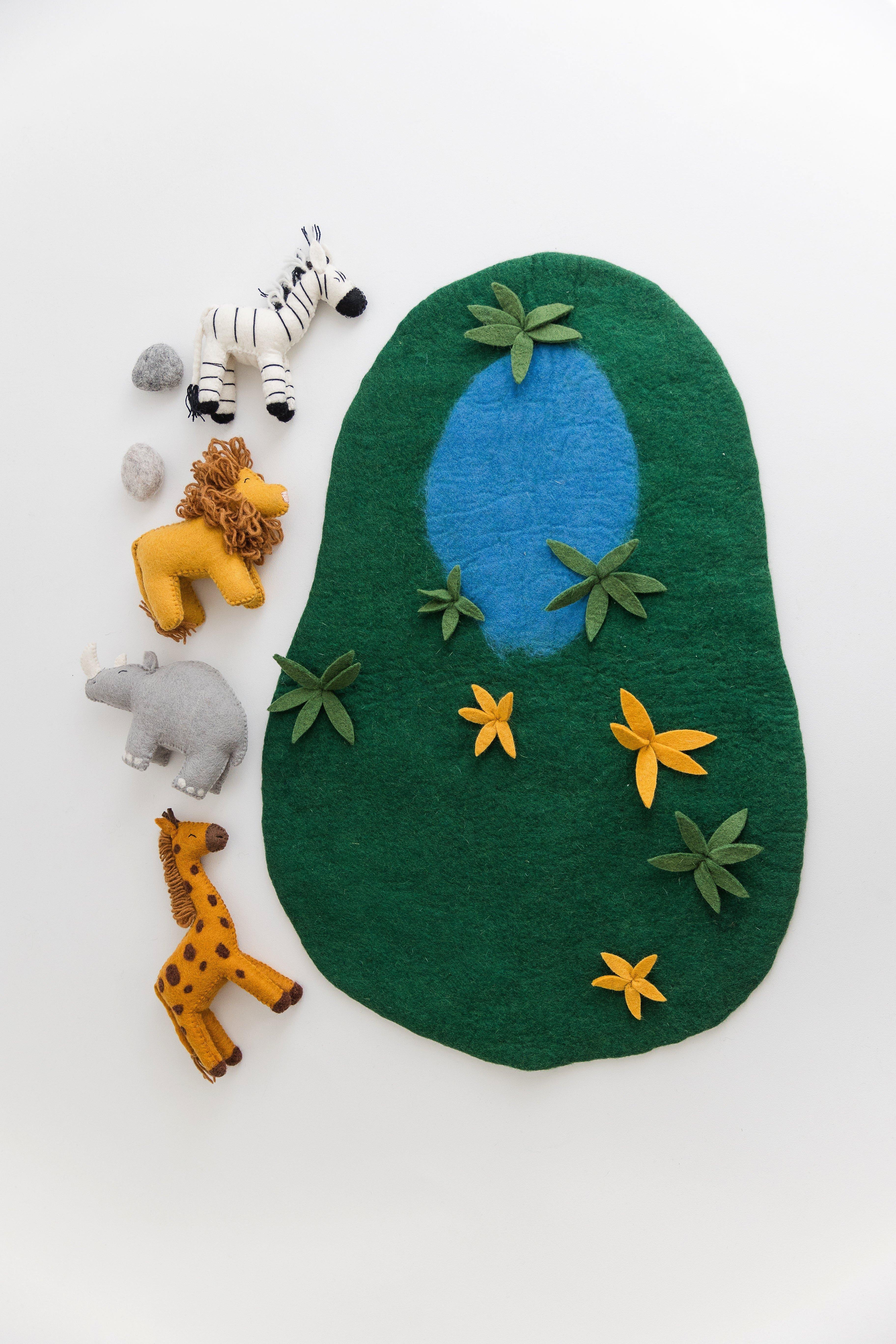 Safari Play Mat + Toy Set image number 2