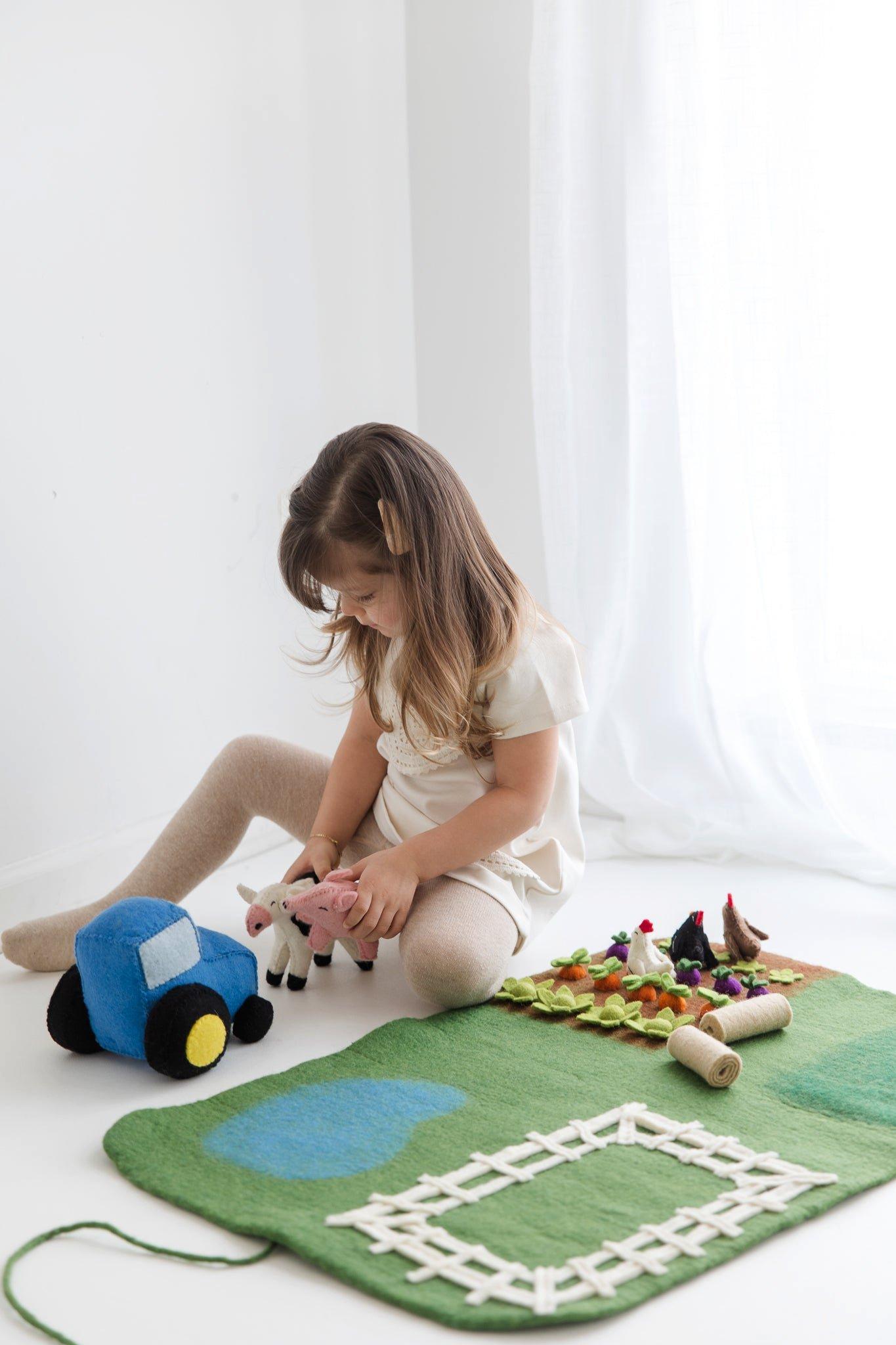 Farm Play Mat + Toy Set image number 1