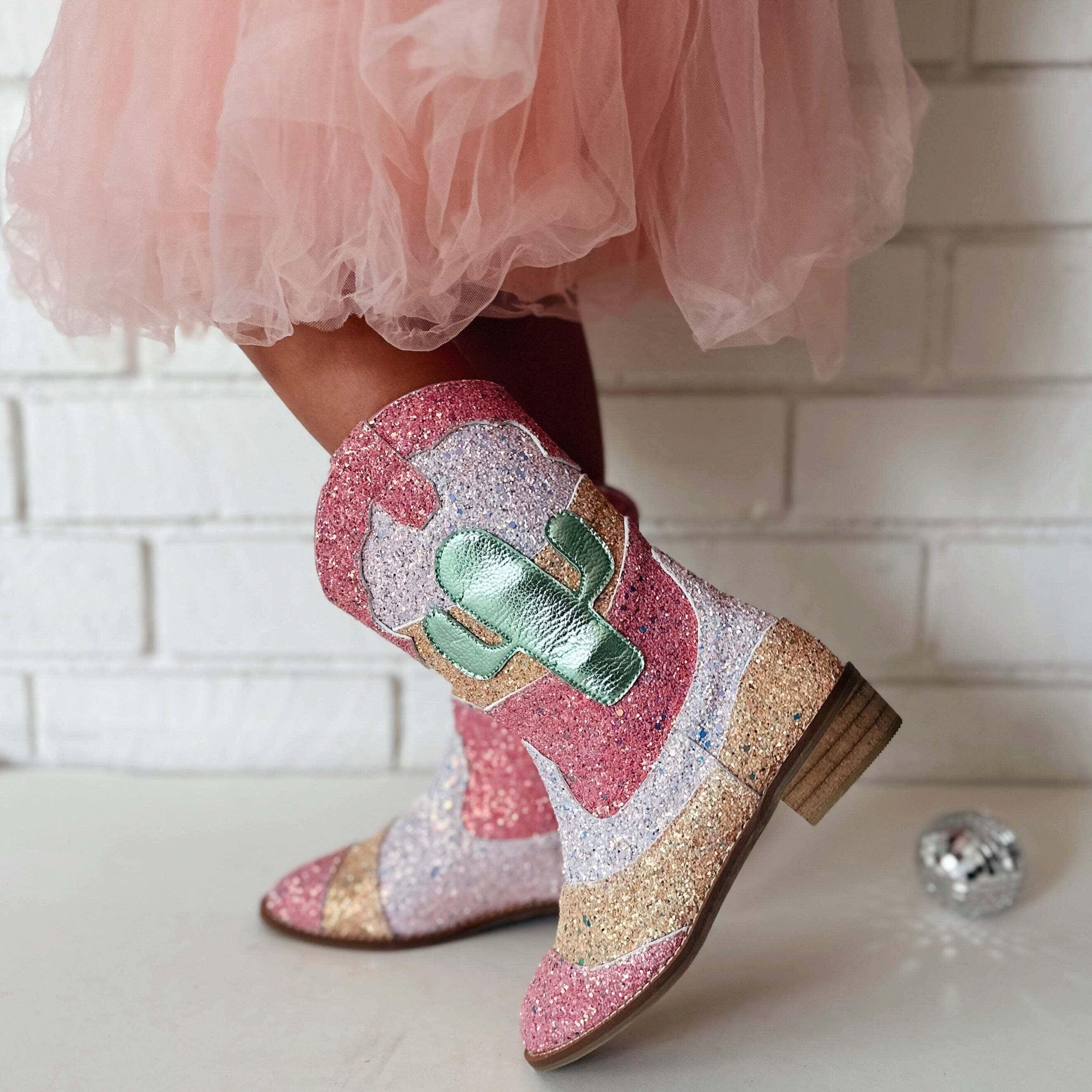 Cowgirl Cactus Cooler Boots image number 1