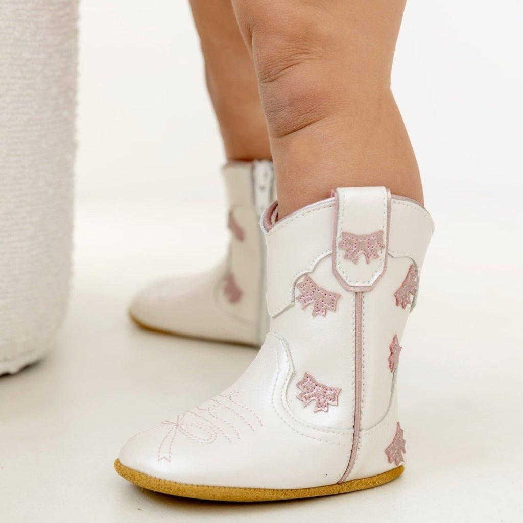 Cowgirl Bow Baby Bootie image number 2