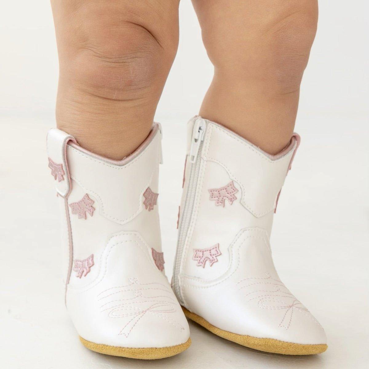 Cowgirl Bow Baby Bootie image number 3