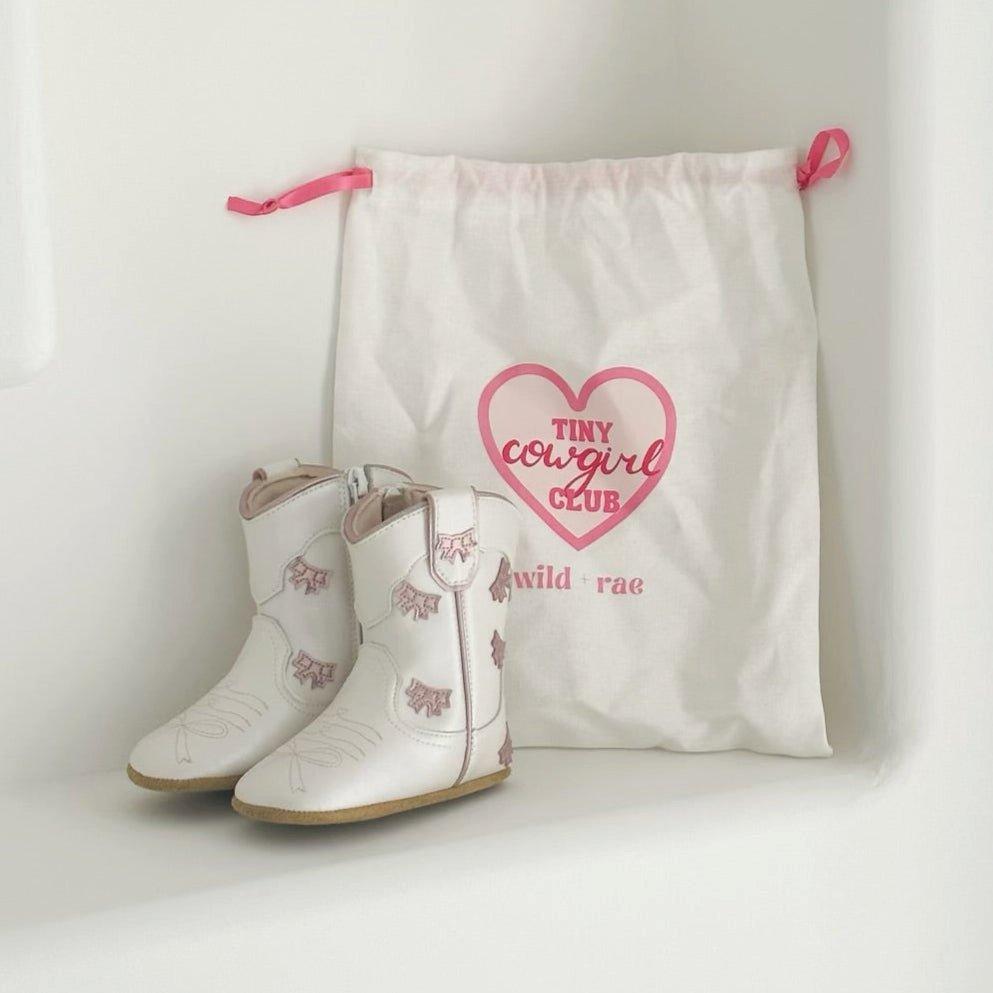 Cowgirl Bow Baby Bootie image number 1