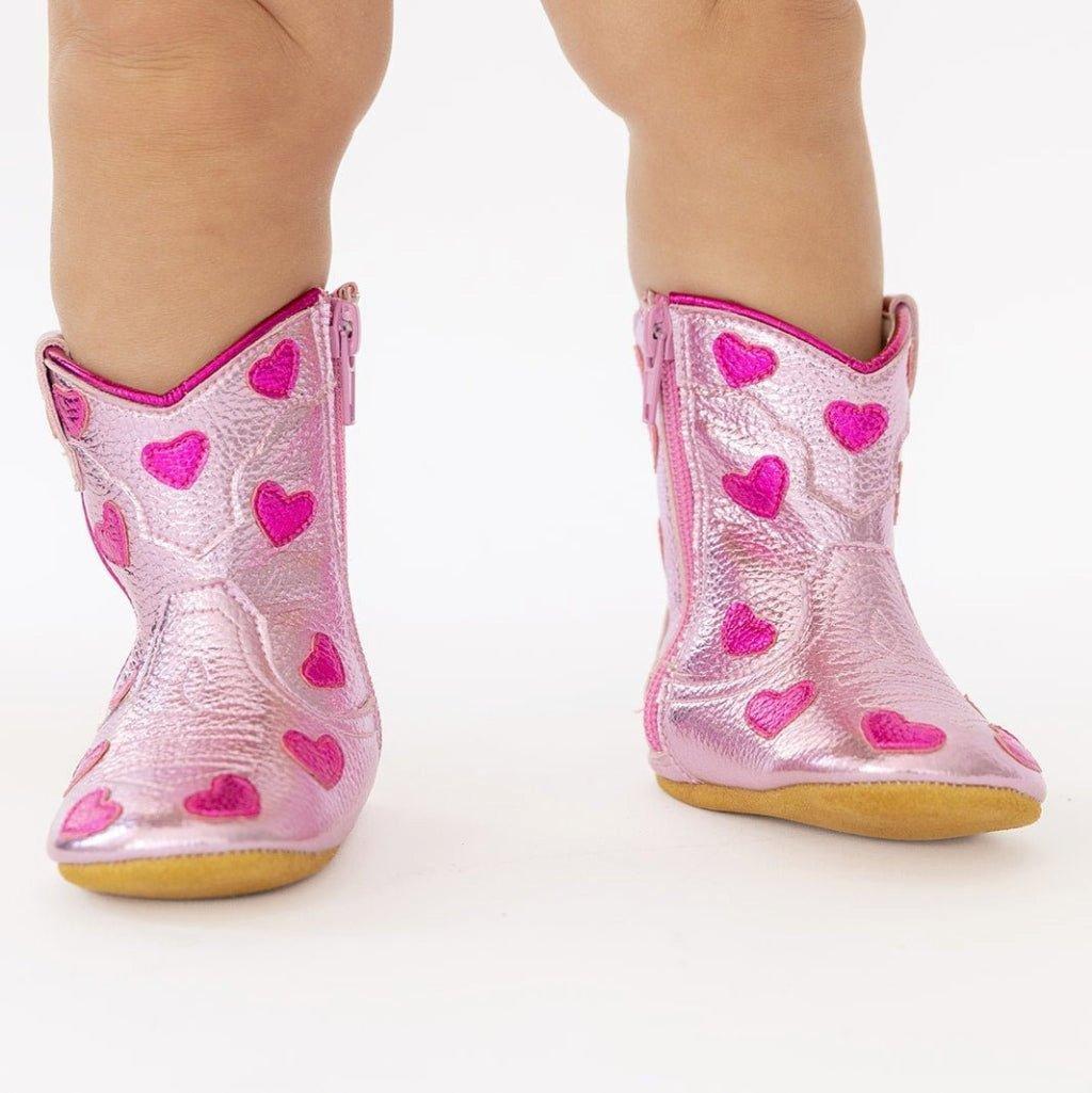Cowgirl Lovestruck Baby Bootie image number 1