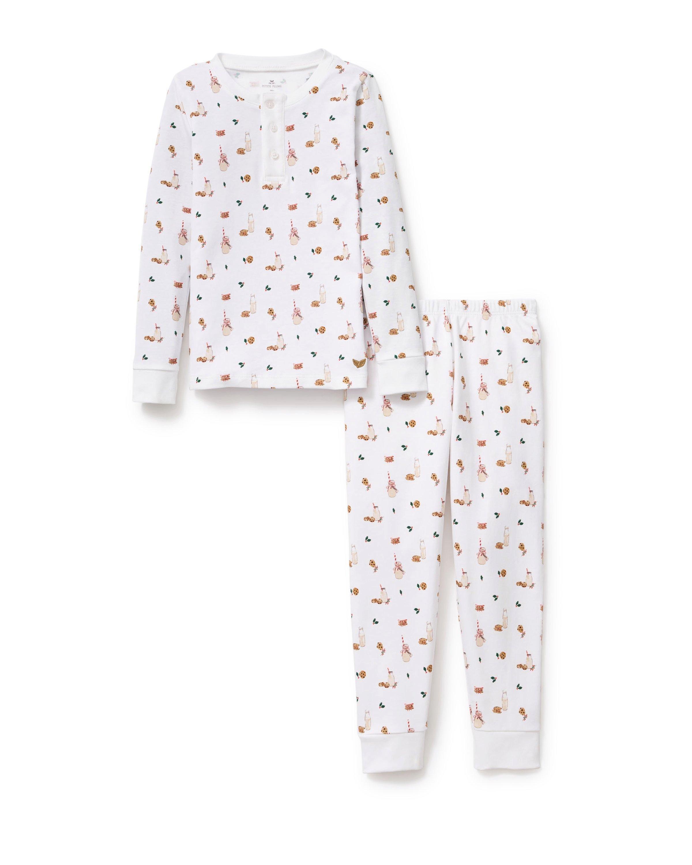 Kid's Pima Snug Fit Pajama Set in Yuletide Treats image number 2