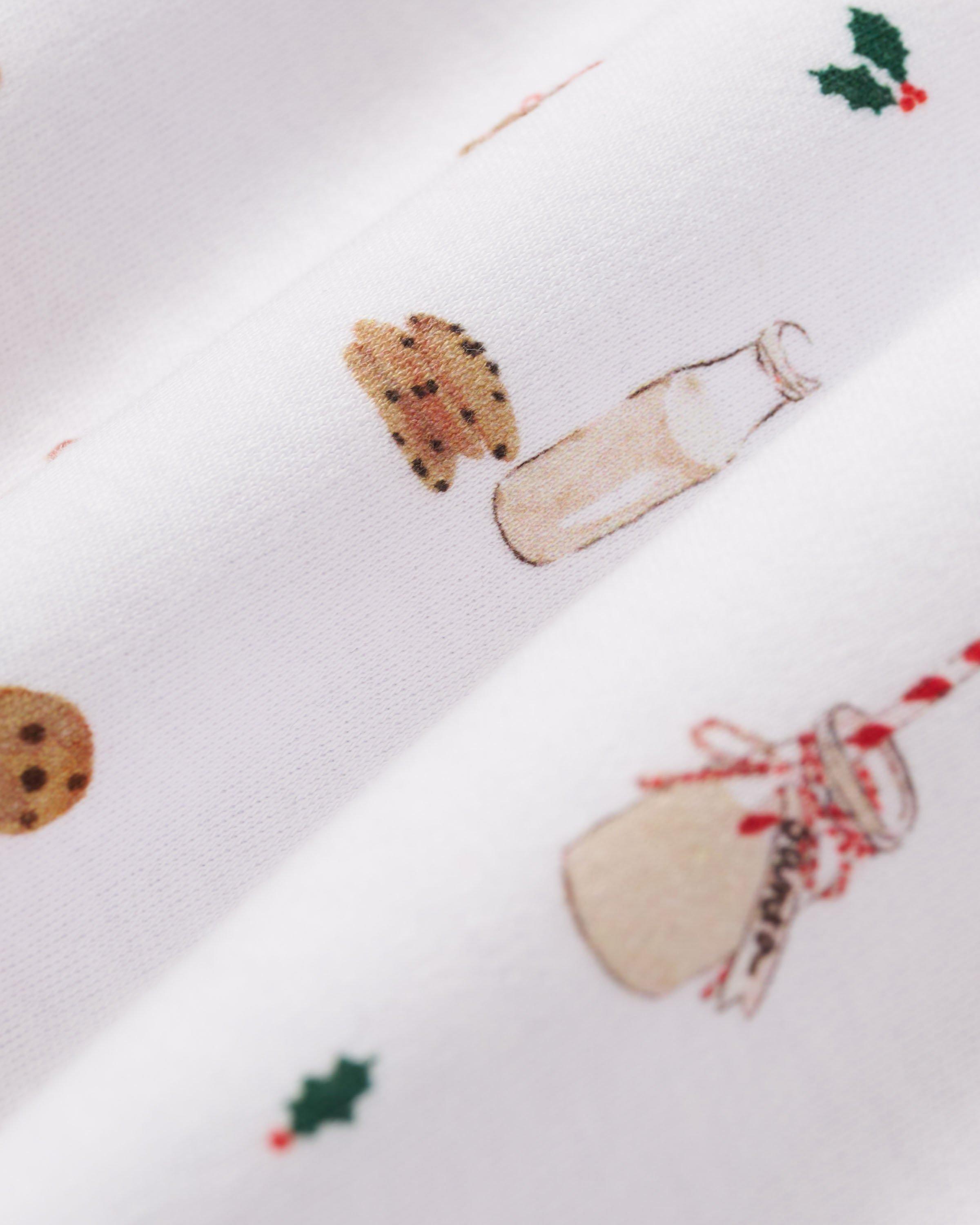 Kid's Pima Snug Fit Pajama Set in Yuletide Treats image number 4