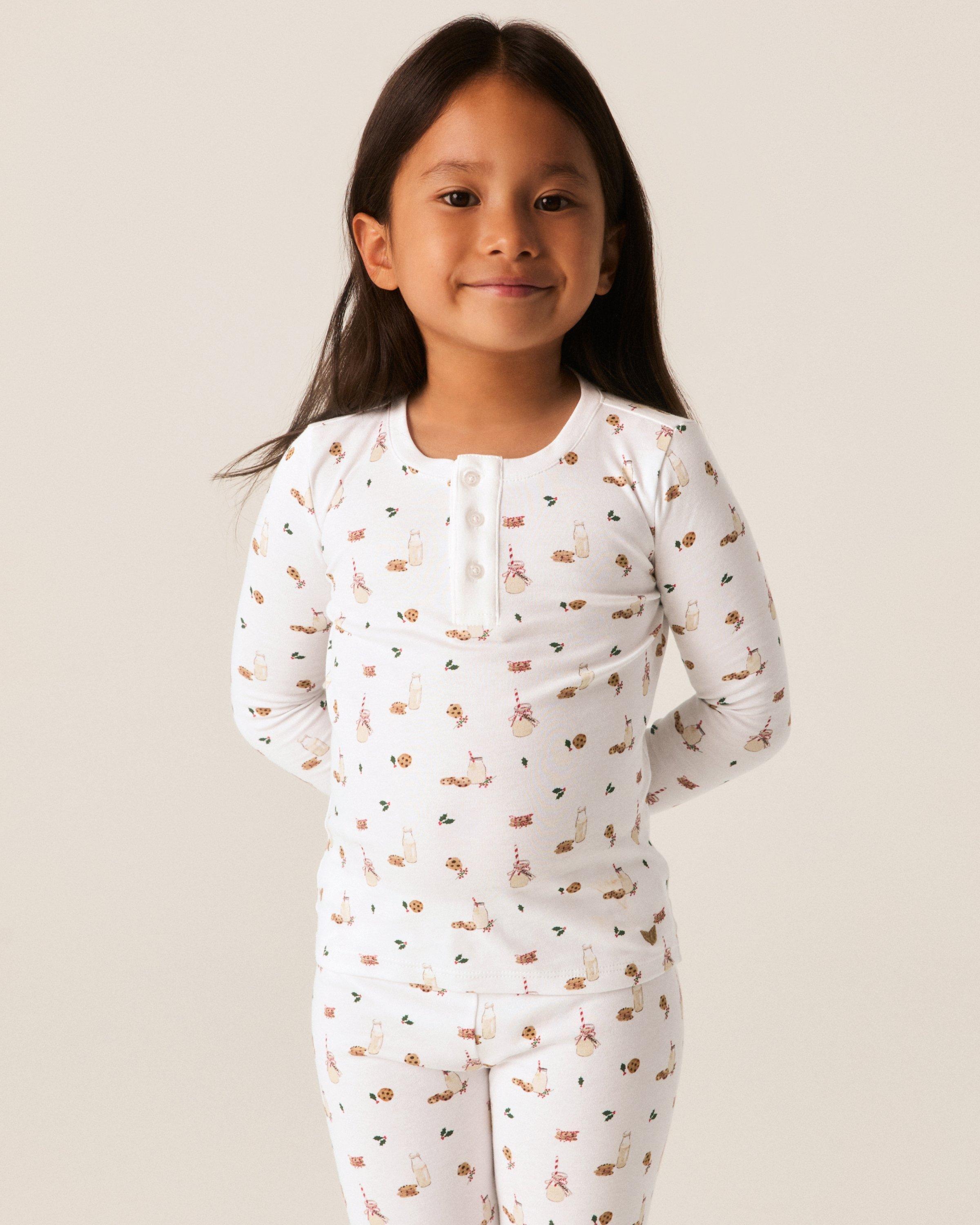Kid's Pima Snug Fit Pajama Set in Yuletide Treats image number 1