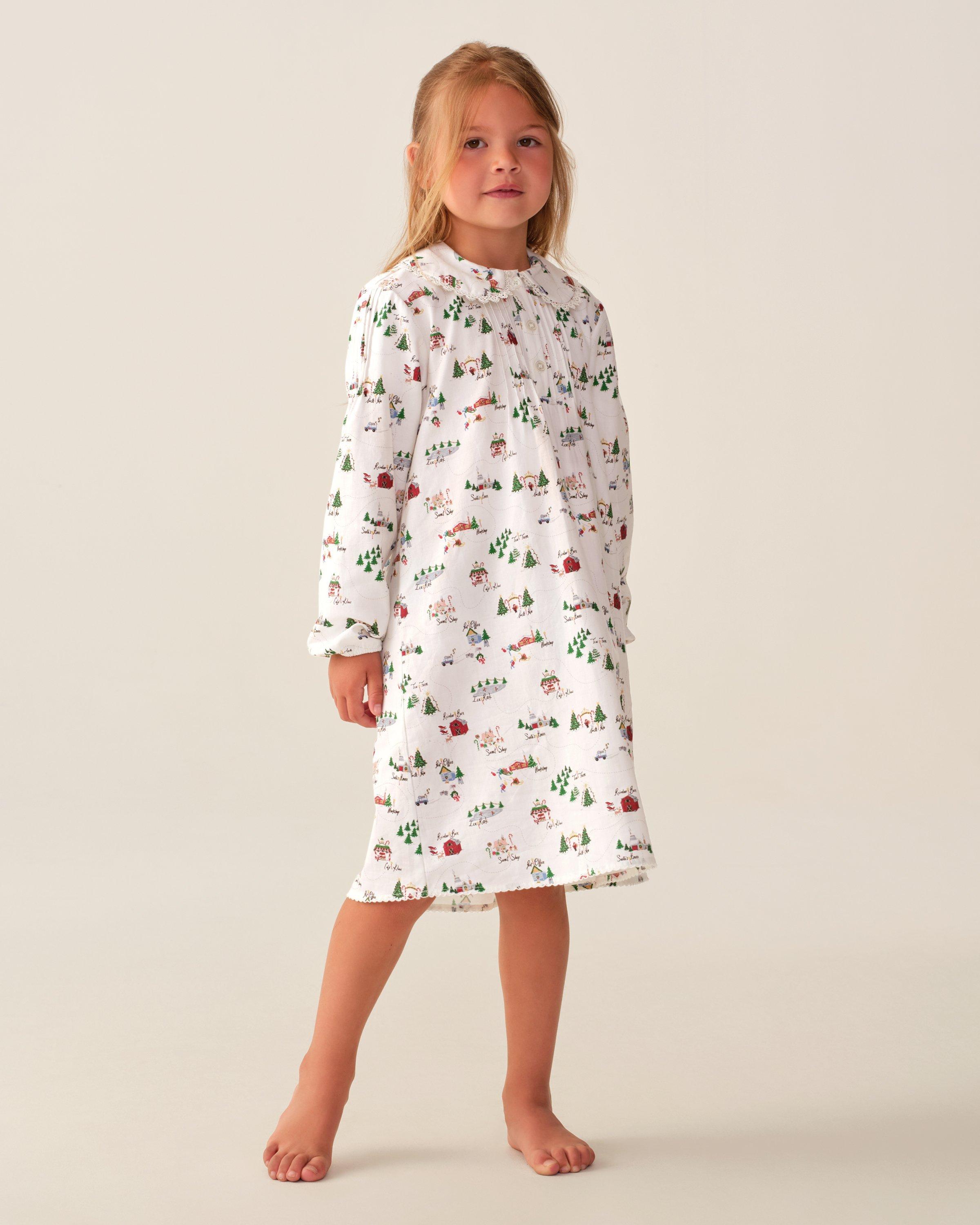 Girl's Twill Lola Nightgown in North Pole Chronicles image number 2