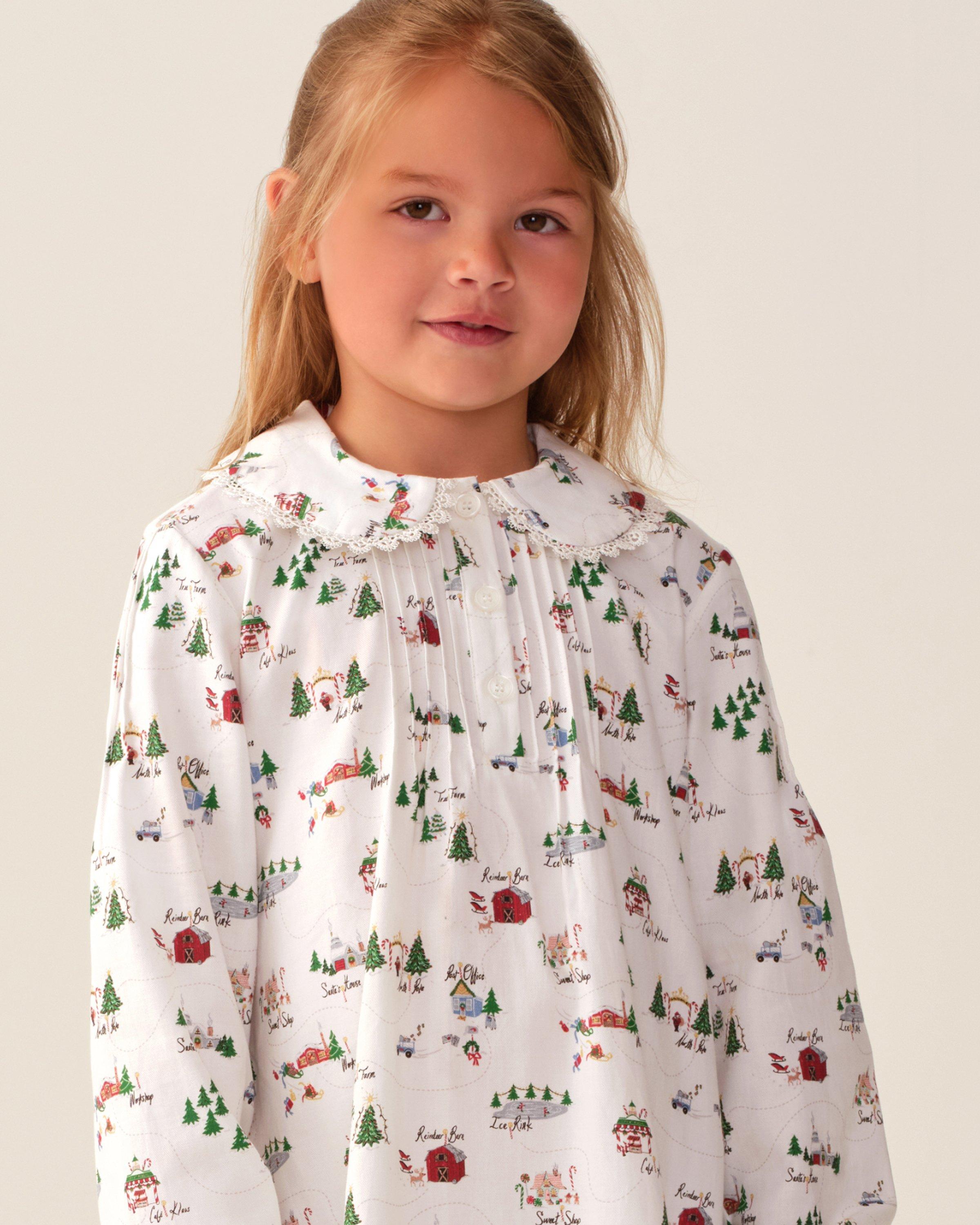 Girl's Twill Lola Nightgown in North Pole Chronicles image number 1