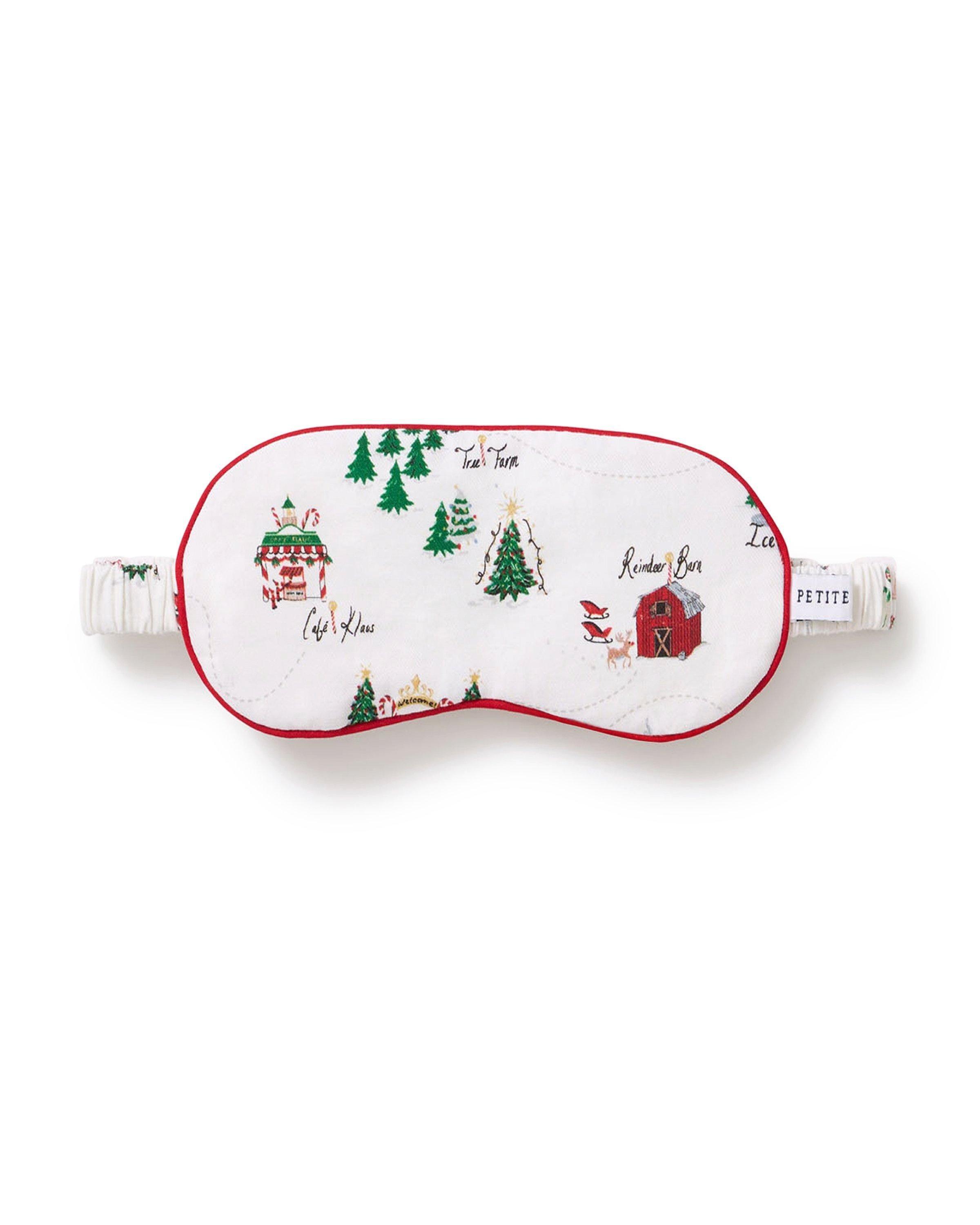Kid's Twill Sleep Mask in North Pole Chronicles image number 2