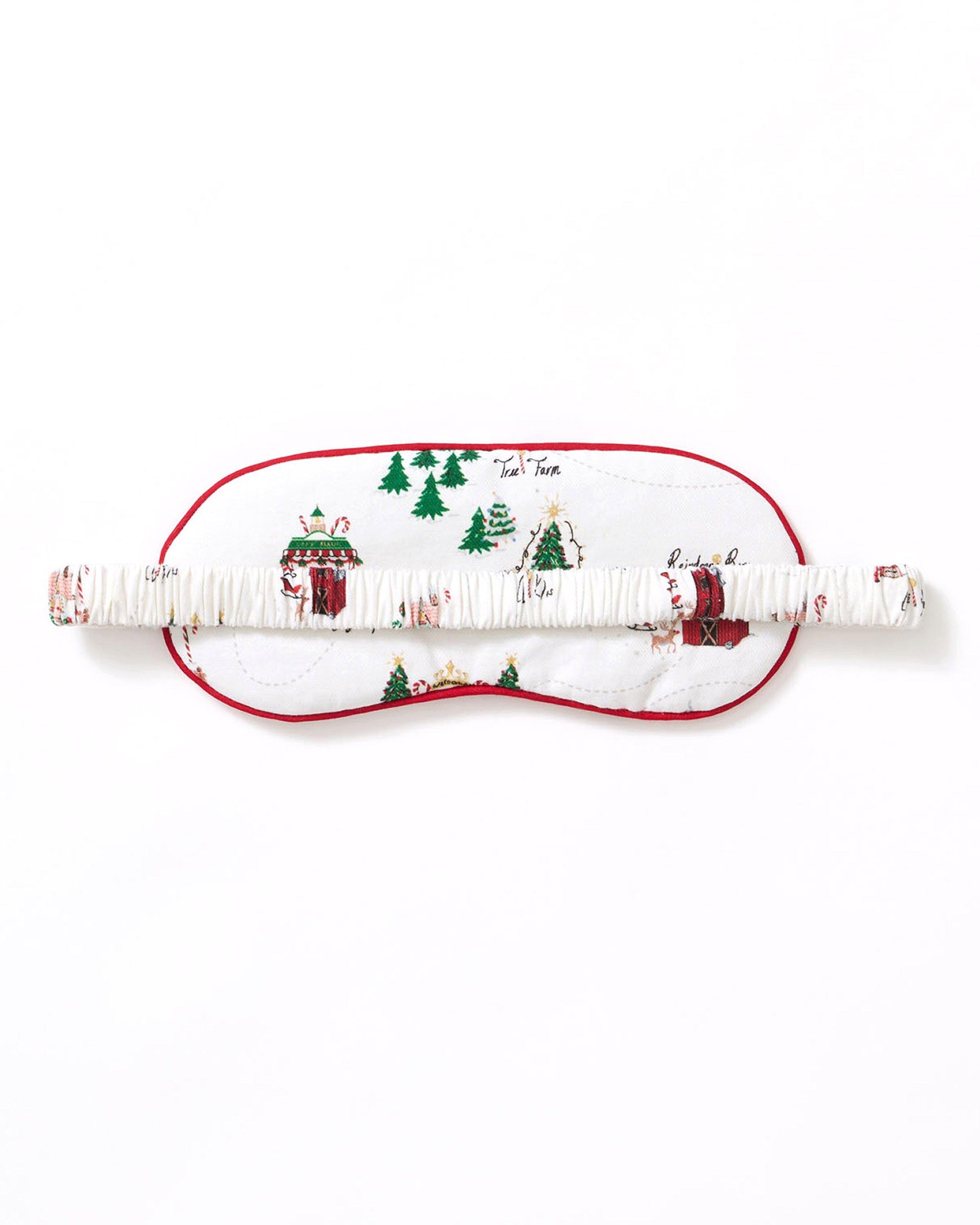 Kid's Twill Sleep Mask in North Pole Chronicles image number 3