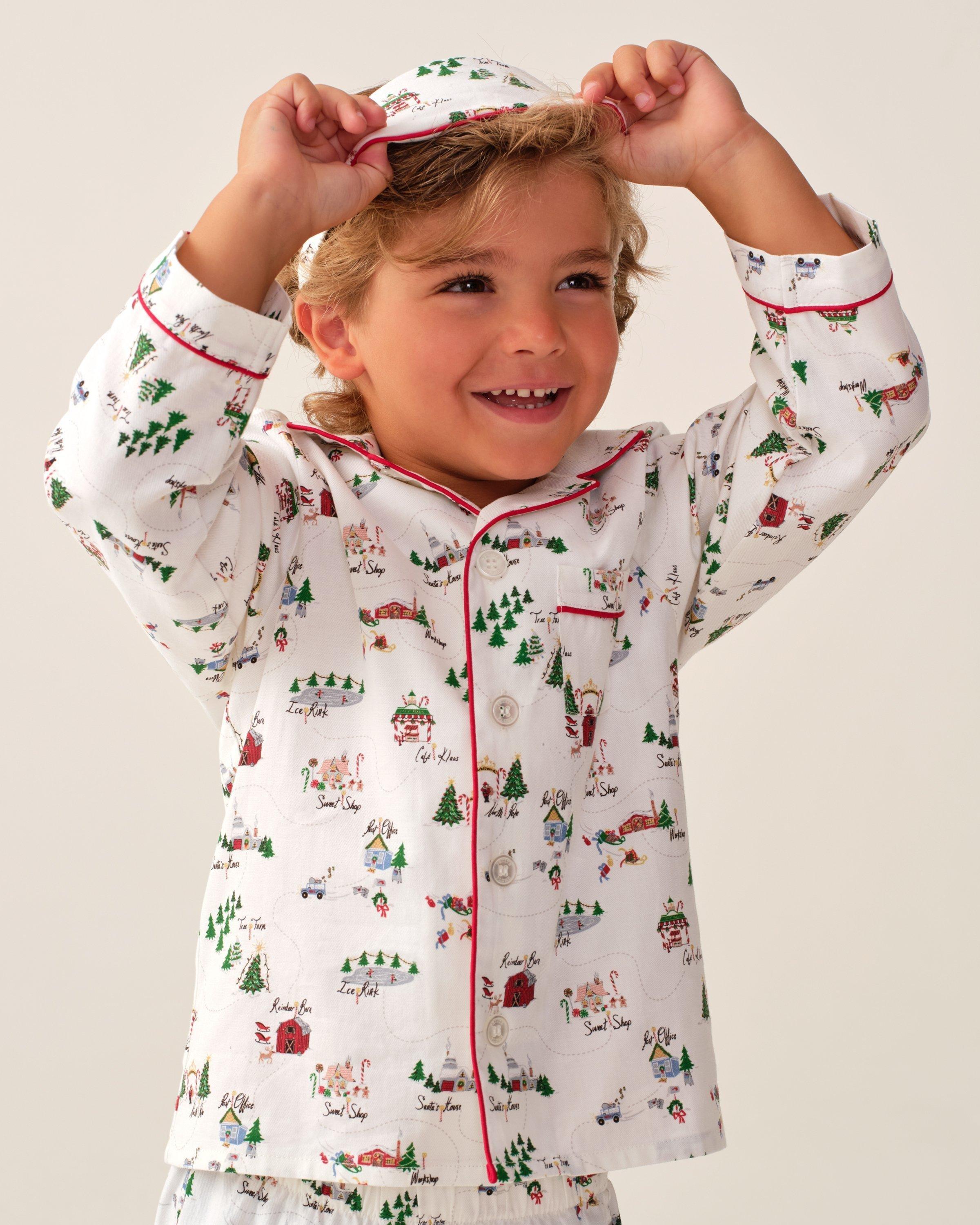 Kid's Twill Sleep Mask in North Pole Chronicles image number 1