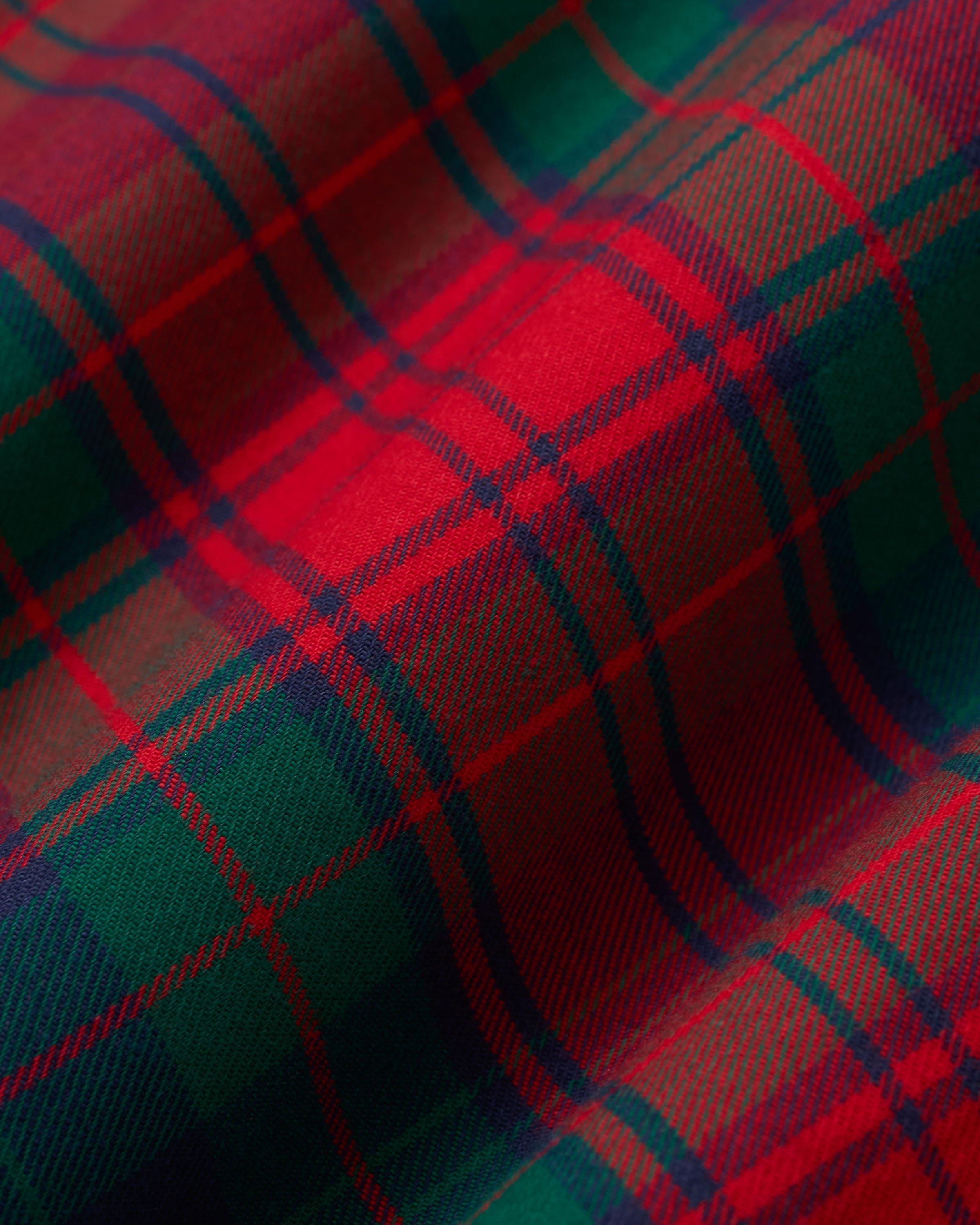 Men's Brushed Twill Pajama Set in St. James Tartan image number 2