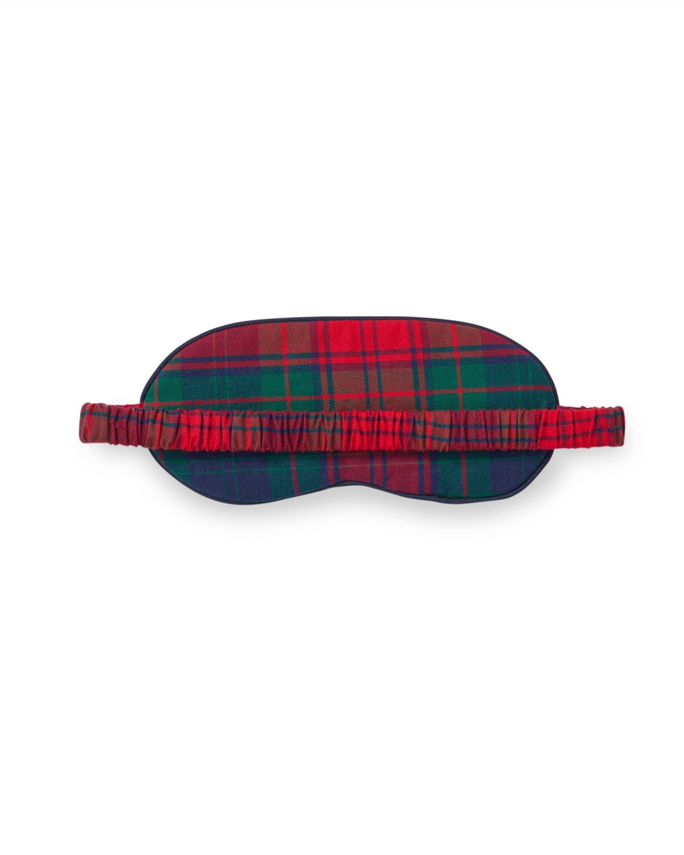 Kid's Brushed Twill Sleep Mask in St. James Tartan image number 1