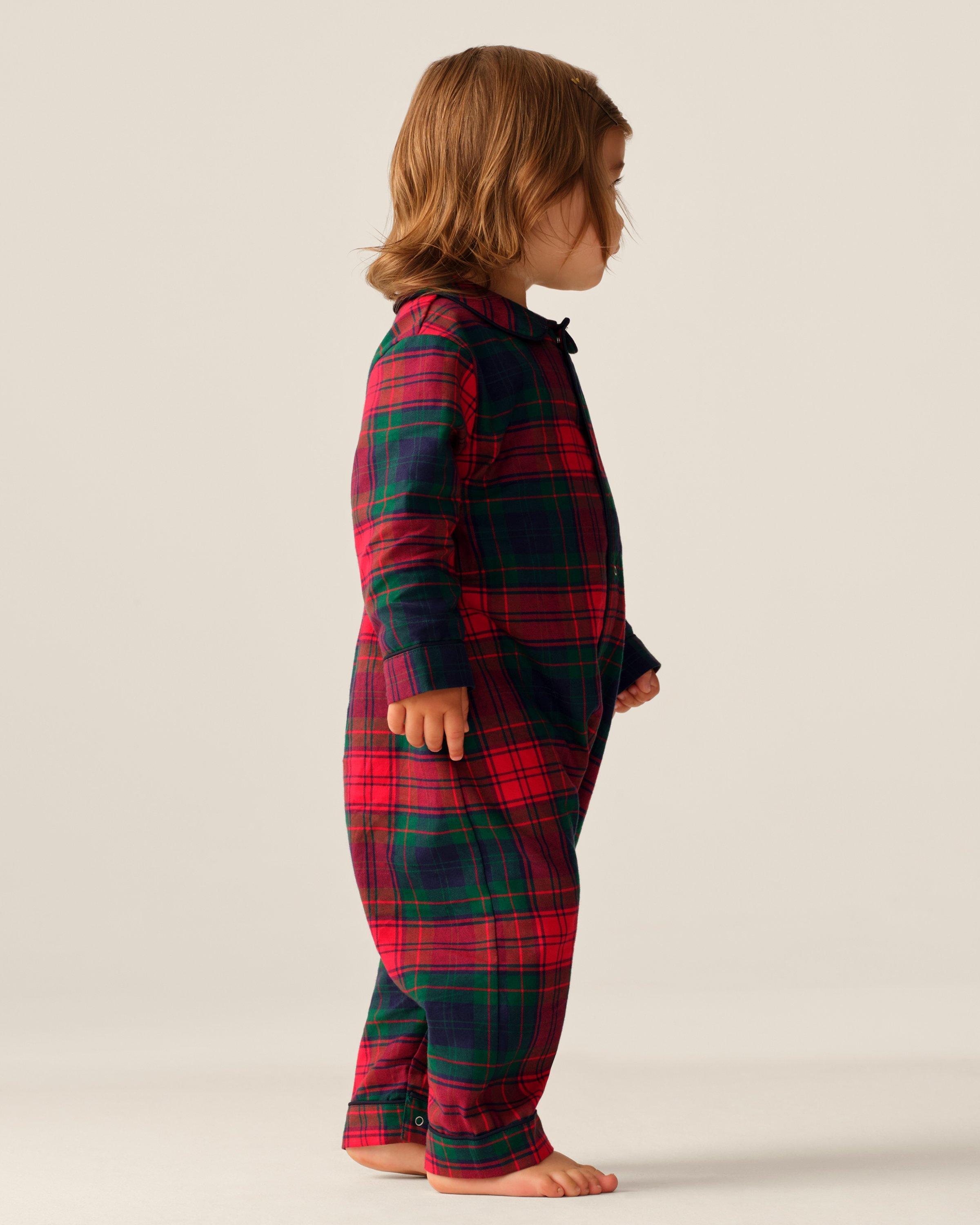 Baby's Brushed Twill Cambridge Romper in St. James Tartan image number 2