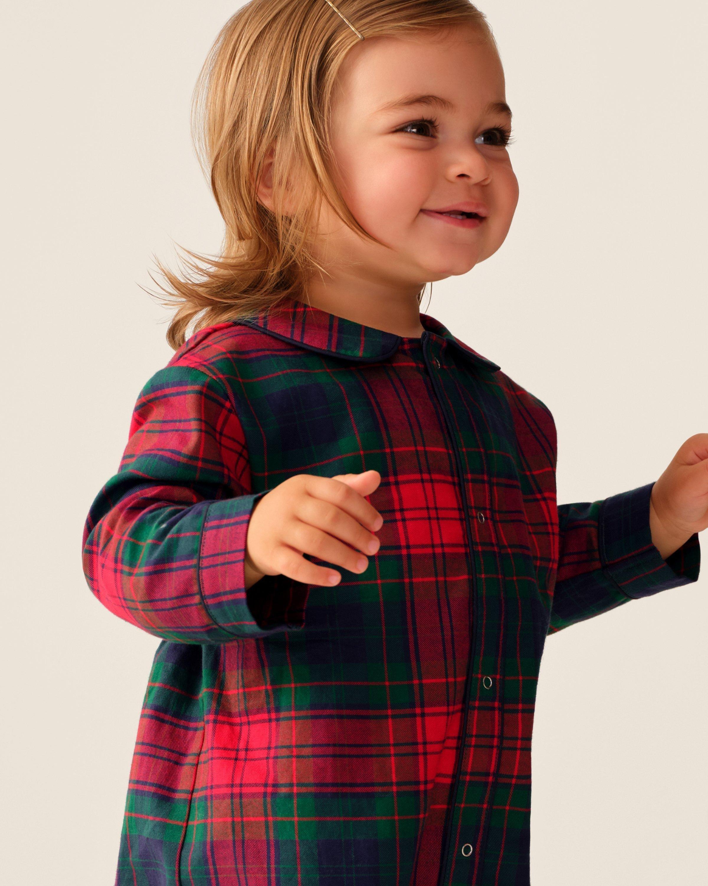 Baby's Brushed Twill Cambridge Romper in St. James Tartan image number 1