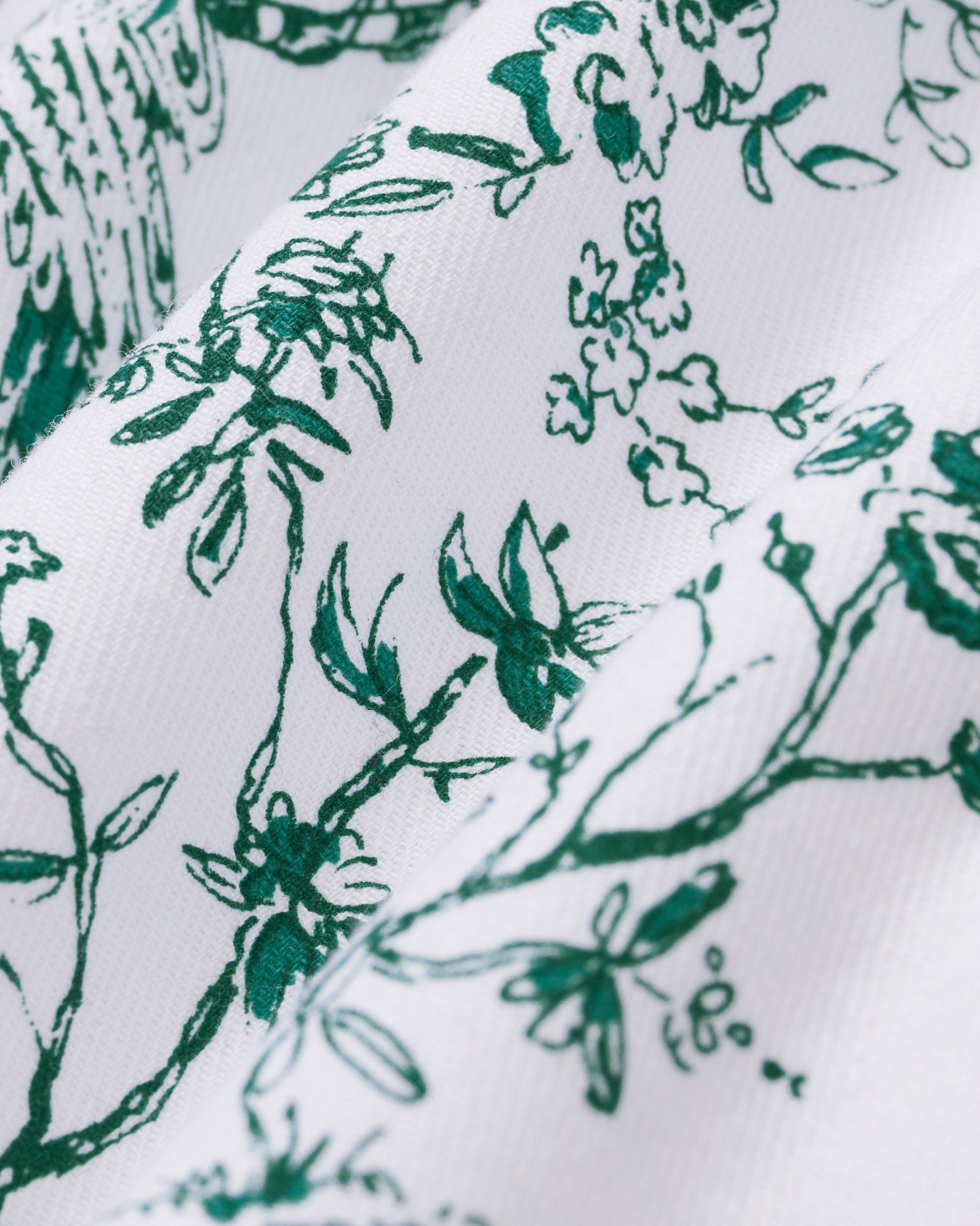 Baby's Twill Sabine Romper in Evergreen Timeless Toile image number 1