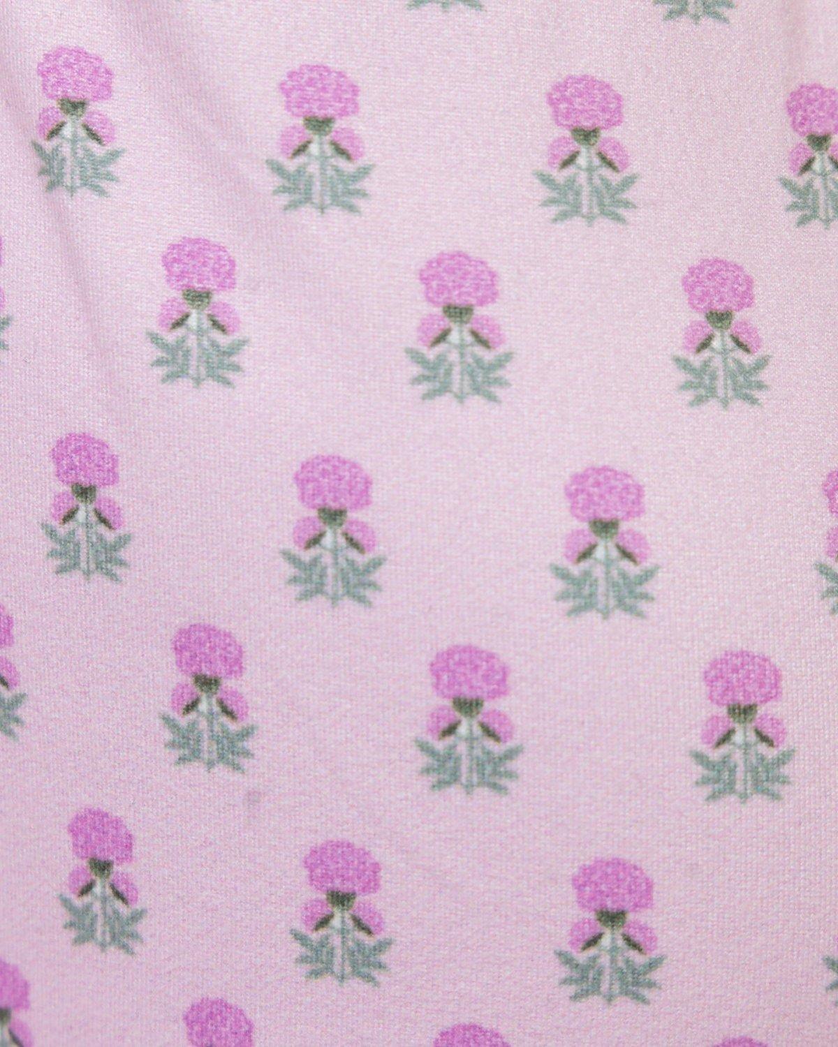 Kids Base Layer Set in Pink Marigold image number 1